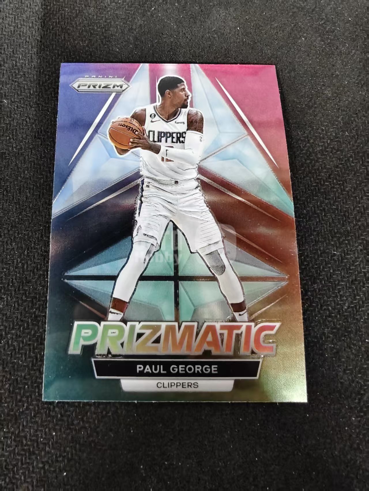 【可合并,不累计】2022-23 Panini Prizm Paul George PZ 保罗 乔治 快船 棱镜特卡 PZ 不保卡品 介意勿拍 #14