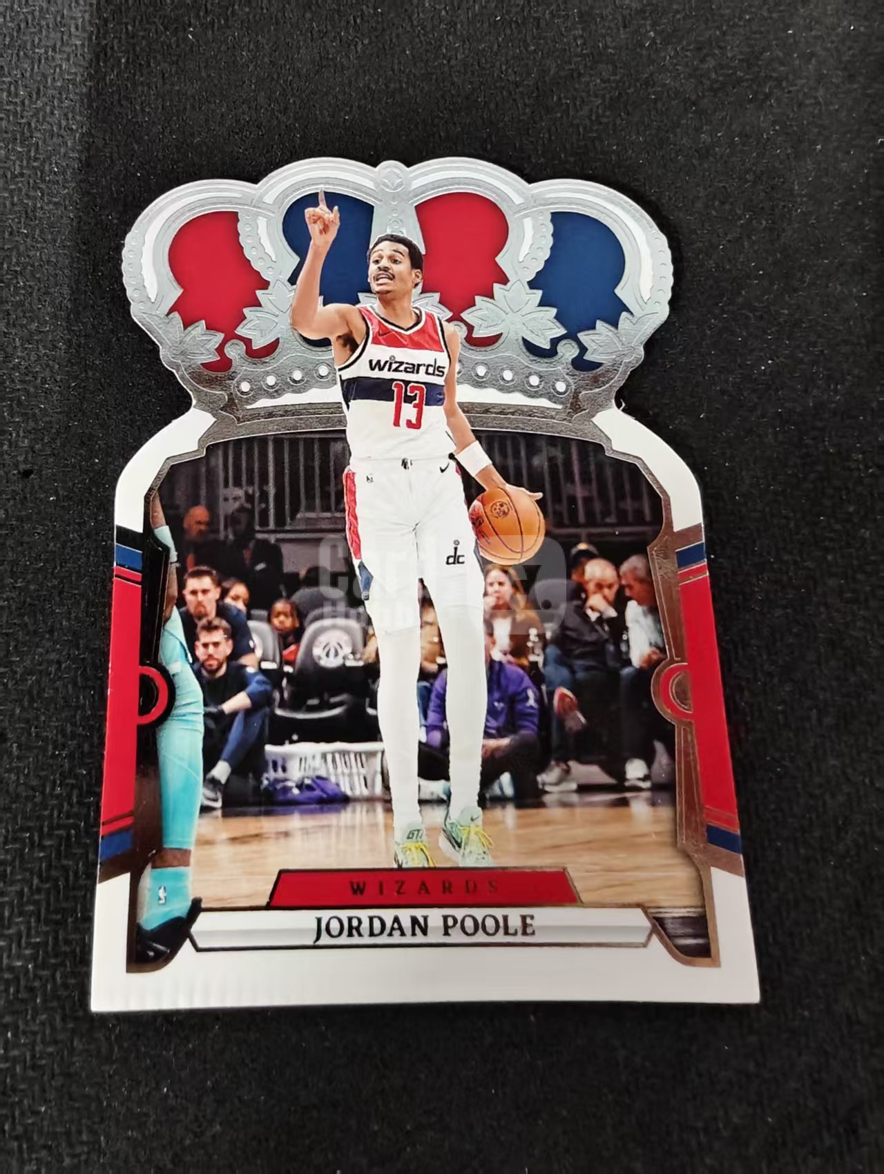 2023-24 panini Crown Royale Jordan Poole 乔丹 普尔 奇才 皇冠 异形 划痕 边角瑕疵 #36