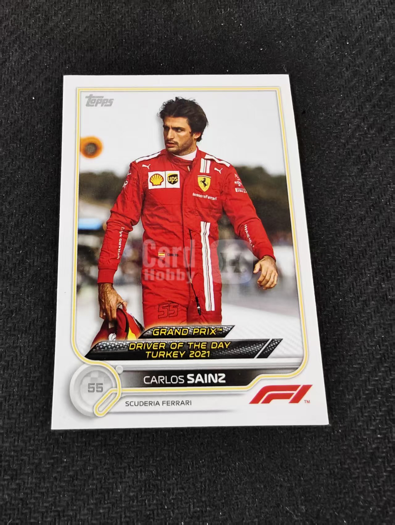 2022 Topps Chrome F1 Carlos Sainz 卡洛斯 塞恩斯 法拉利 划痕 边角瑕疵 @187