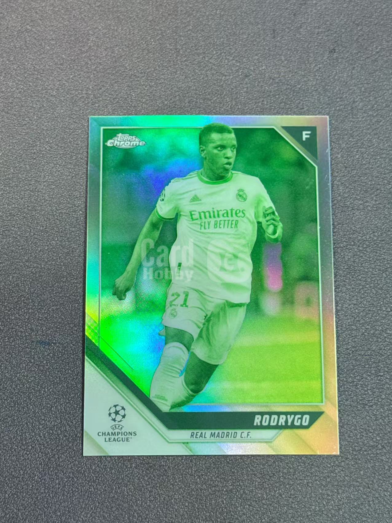 2022 Topps Chrome Rodrygo 巴西 皇马 夜光折 欧冠 折射 罗德里戈 TC 皇家马德里 225编
