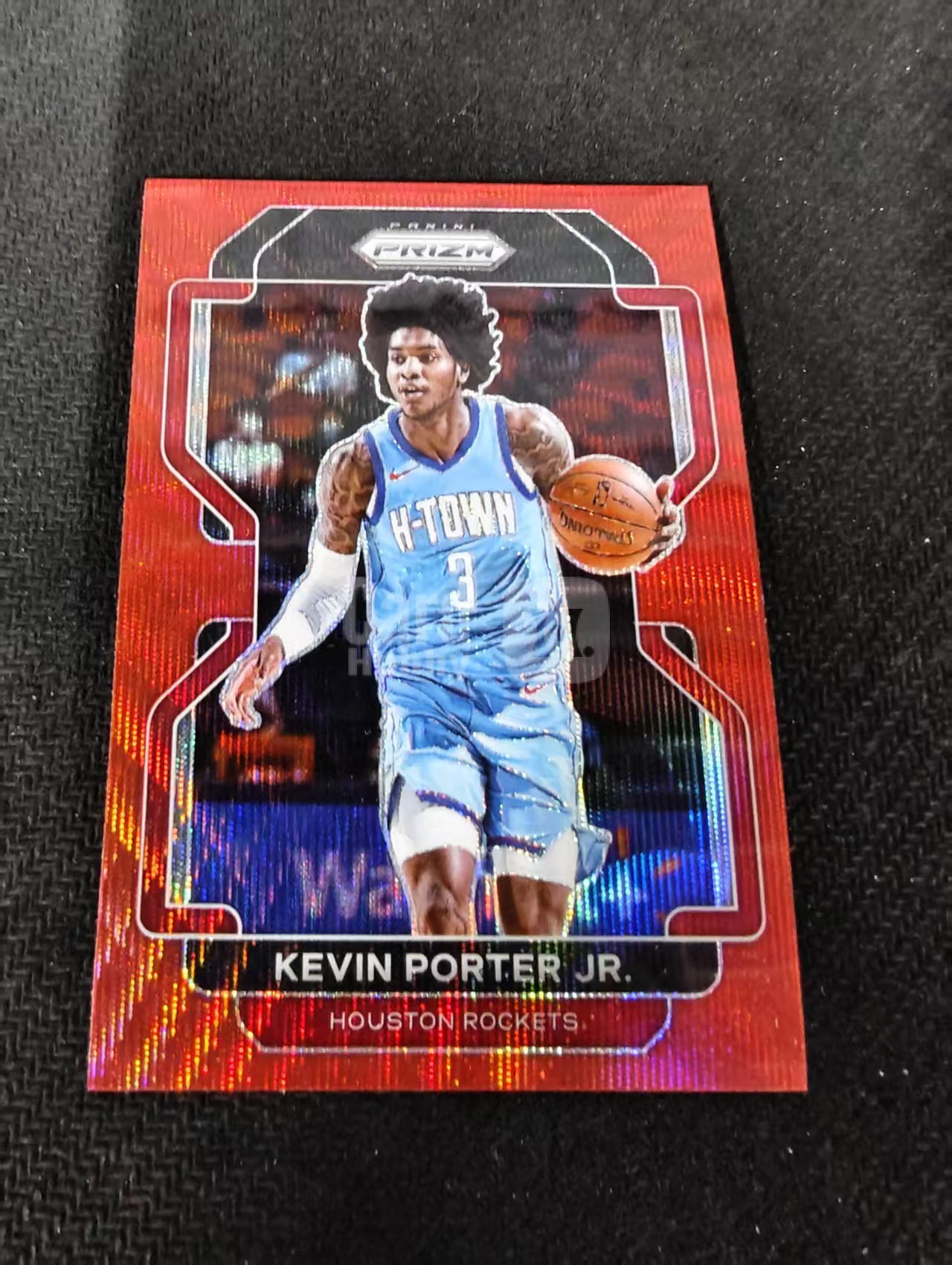 2021-22 Panini Prizm Kevin Porter Jr. 小凯文波特 小波特 火箭 红波纹 PZ 划痕 边角瑕疵 #84