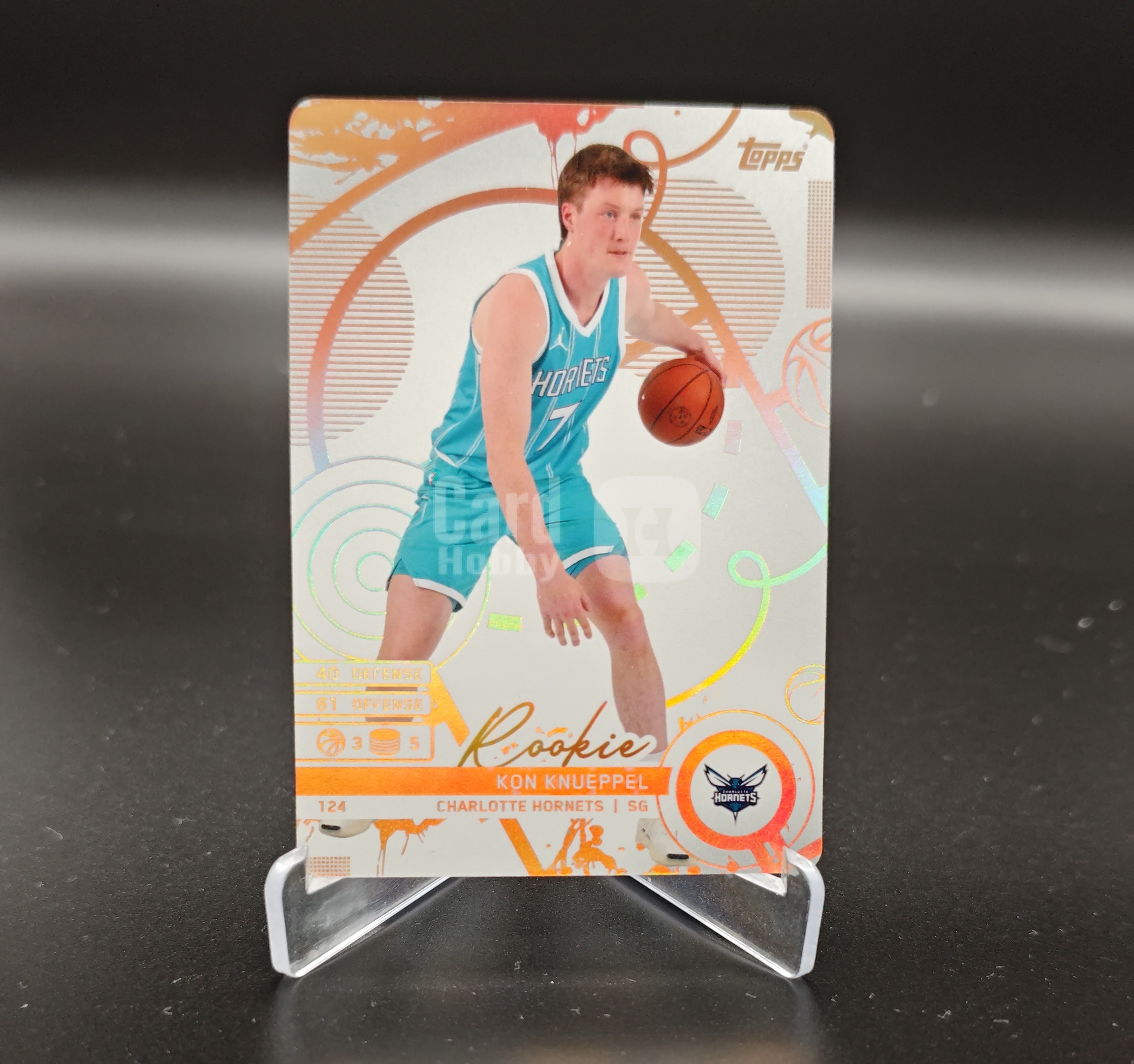 2025 Topps Match Attax Kon Knueppel RC #124 康神 康尼佩尔 克尼普尔 夏洛特黄蜂 游戏卡 卡品如图