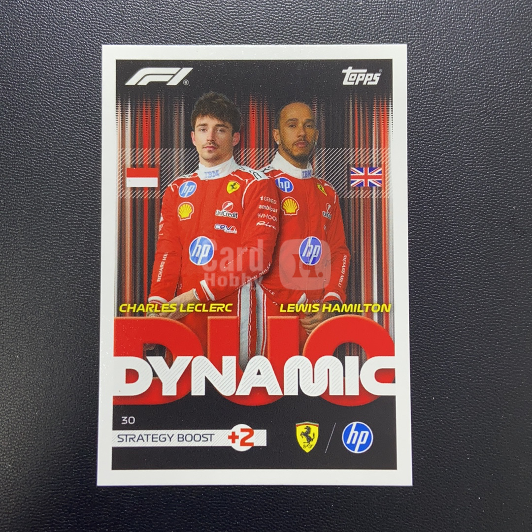 【小牛代拍】2026 Topps Turbo Attax Charles Leclerc 法拉利车队 汉密尔顿 F1 双人特卡 只合并当日订单卡品如图(男)