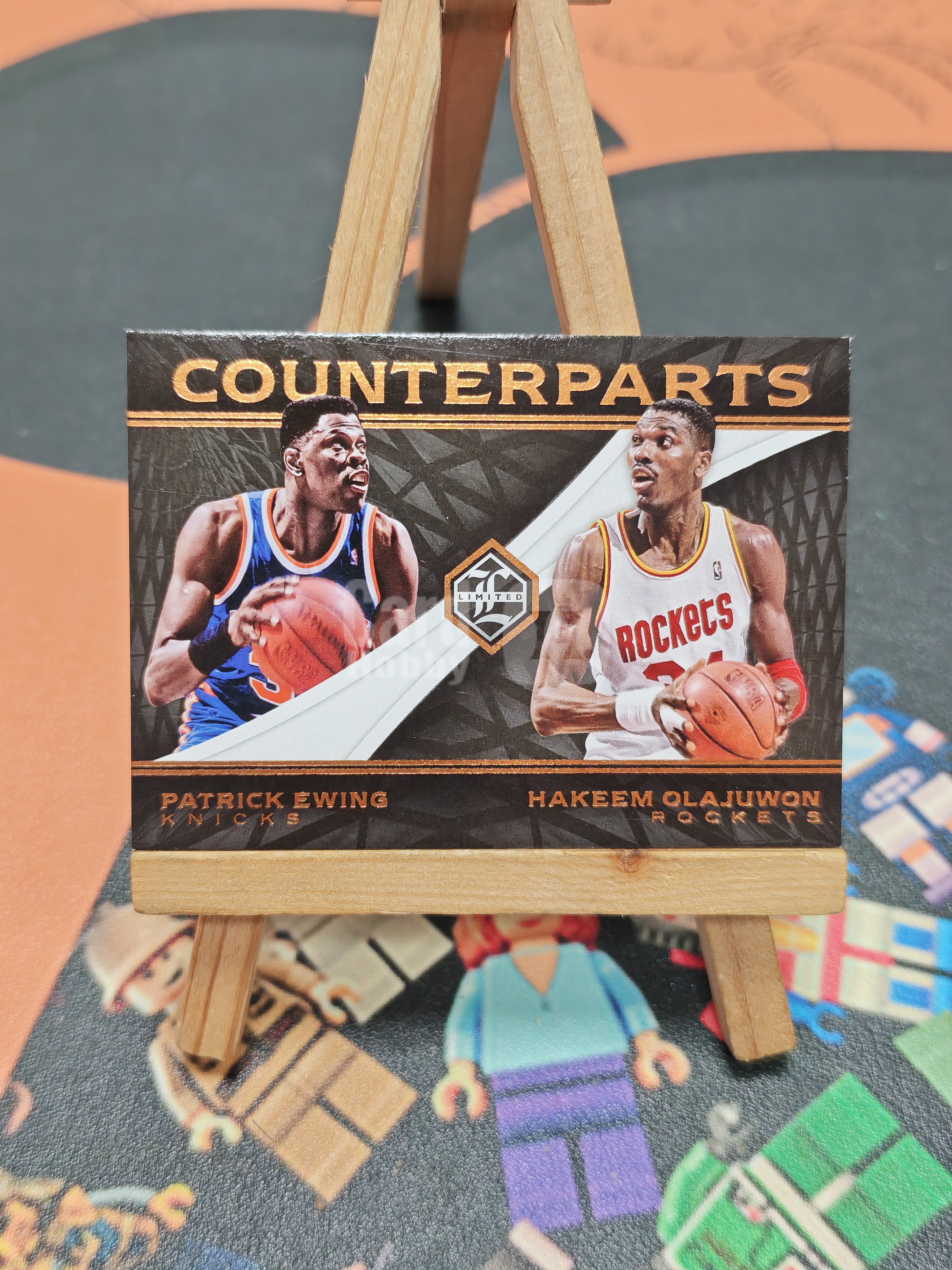 2016-17 Panini Limited Hakeem Olajuwon 【科科代卖 CJ】火箭 哈基姆 奥拉朱旺 /尼克斯  帕特里克 尤因 经典对位 counterparts 铜平行