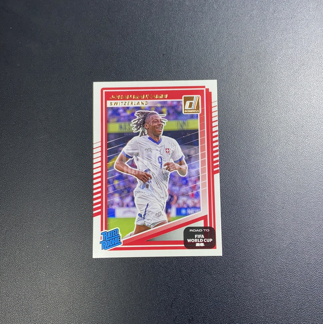 【小牛代拍】2025-26 Panini Donruss Johan Manzambi RC 杜蕾斯 世界杯之路 约翰 曼赞比 瑞士 新秀 d版 卡品如图(楚哥)