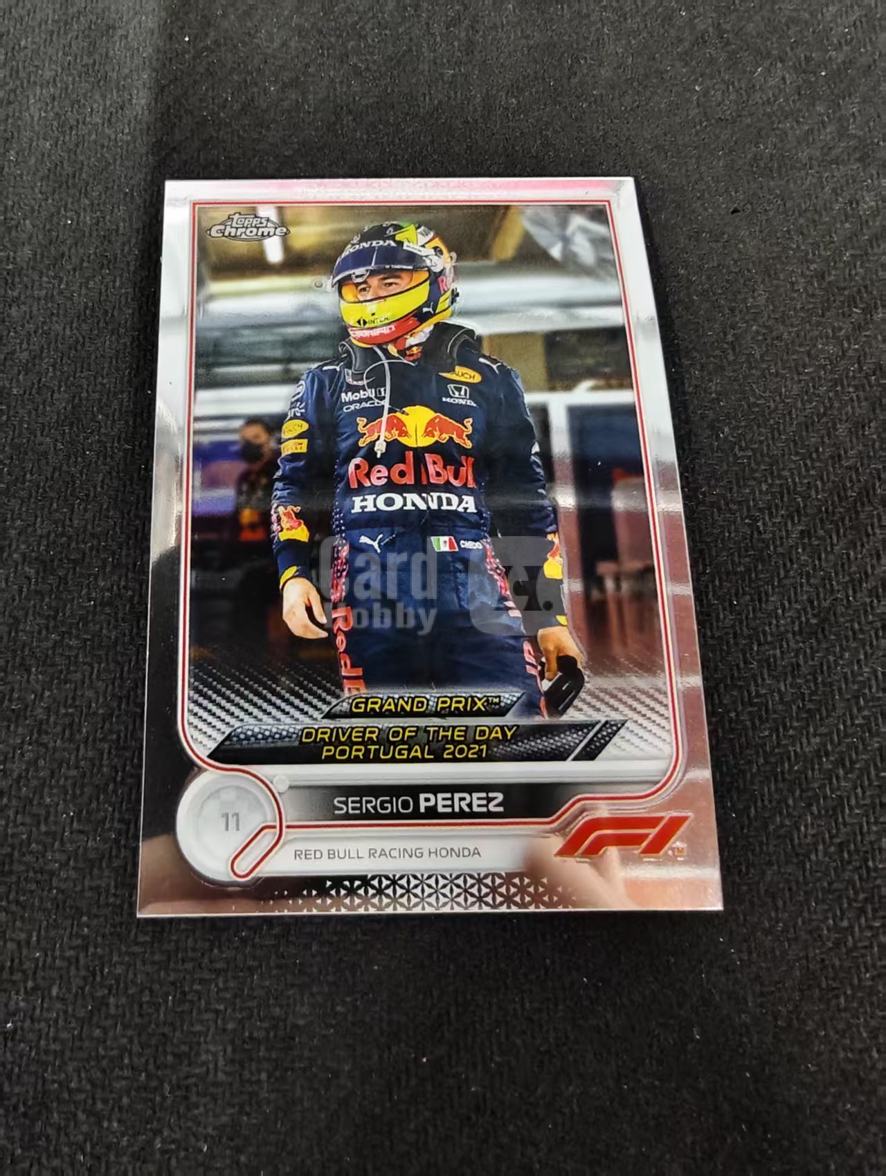 2022 Topps Chrome F1 Sergio Perez 塞尔吉奥 佩雷兹 红牛车队 划痕 边角瑕疵 #175