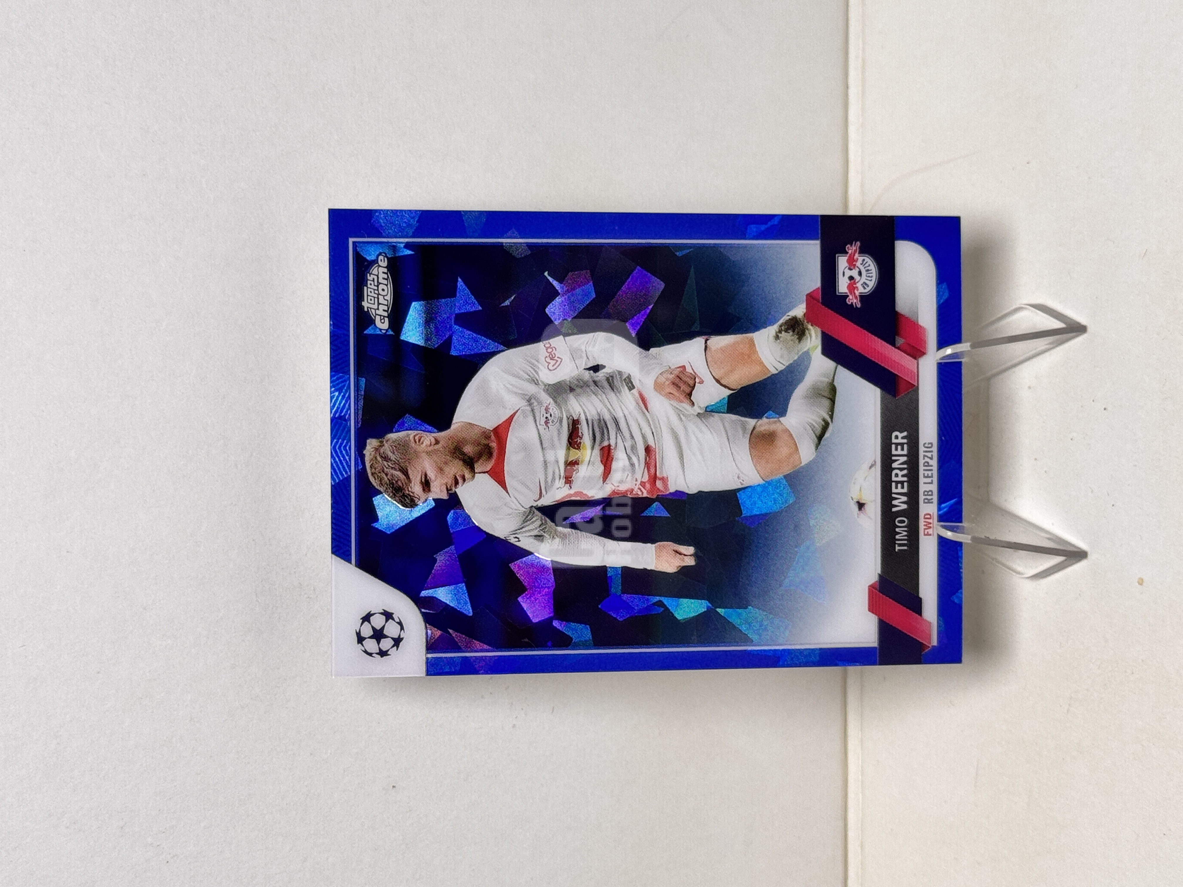 2023 Topps Chrome Timo Werner 欧冠 TC 蓝宝石 莱比锡红牛 蒂莫 维尔纳 蓝碎冰折 折射 实卡精美 收藏必备 卡品如图 【星爷代拍】F2-4