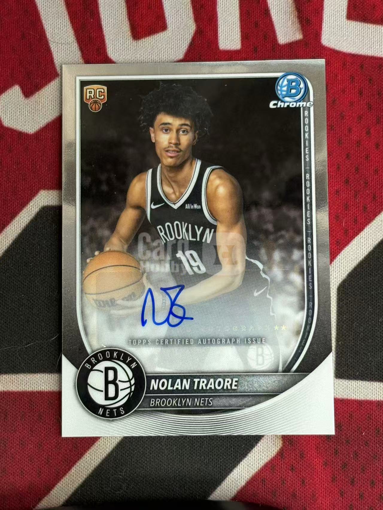 2025-26 TOPPS BOWMAN CHROME NOLAN TRAORE篮网 新秀RC 诺兰特劳雷 诺兰特拉奥雷 签字卡 新秀签 正BASE签 专收凑套必备【烂臭嘴拍卖】