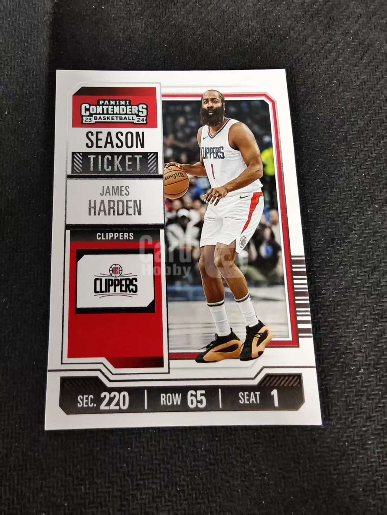 【可合并,不累计】2023-24 Panini Contenders James Harden 球票 快船 詹姆斯 哈登 不保卡品 介意勿拍 #82