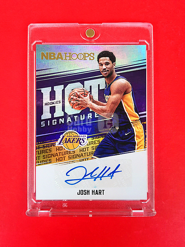 2017-18 Panini NBA Hoops 约什·哈特 RC (( 新秀 签名 银箔 品好,搏psa10分 )) 已进总决赛 先发五虎 有望夺冠 ebay大暴涨