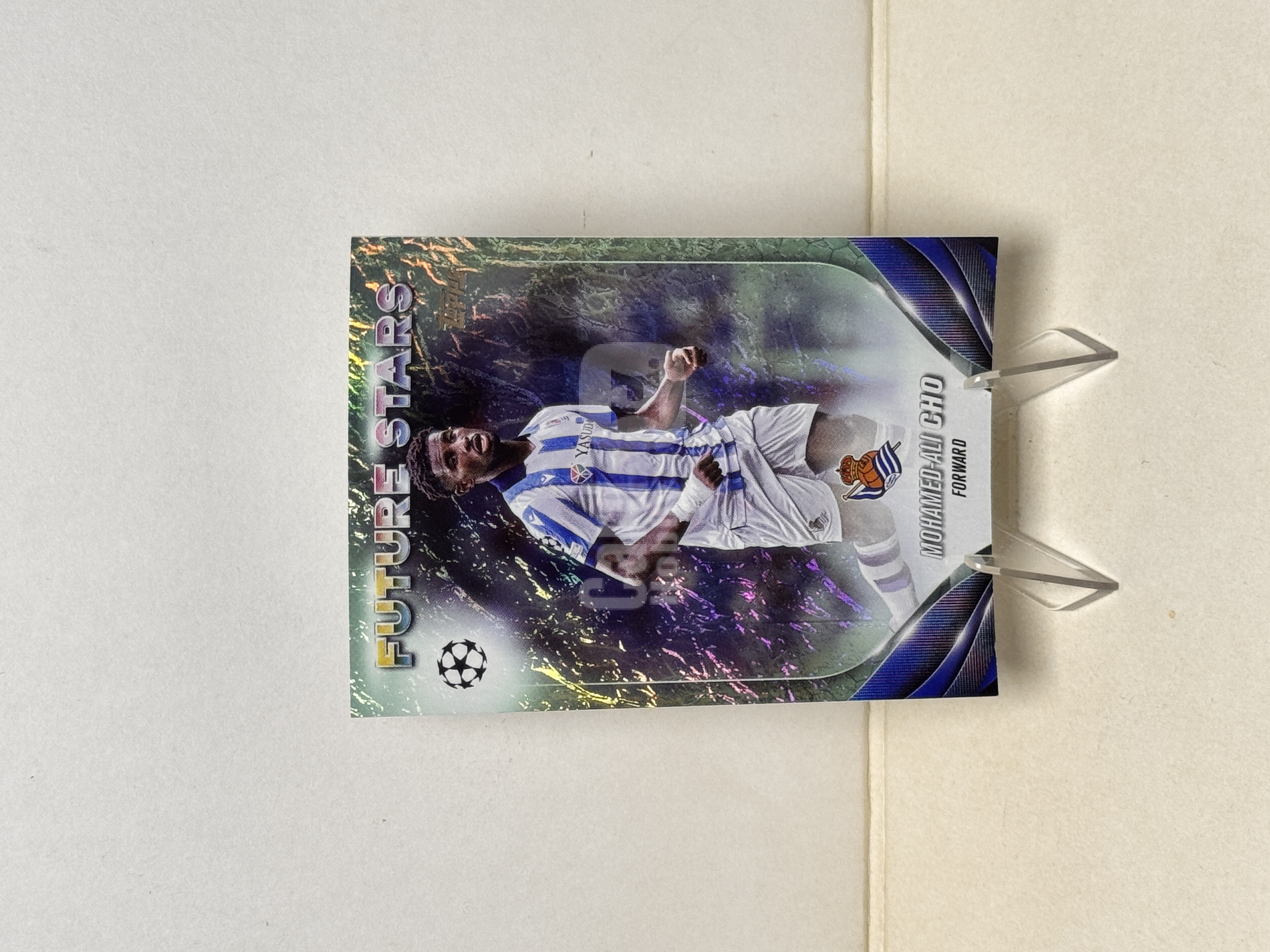 2024 Topps UCC Mohamed Ali Cho 欧冠 碧玉 皇家社会 穆罕默德 阿里 肖 未来之星 碧玉折 折射 实卡精美 收藏必备 卡品如图【星爷代拍】K2-3