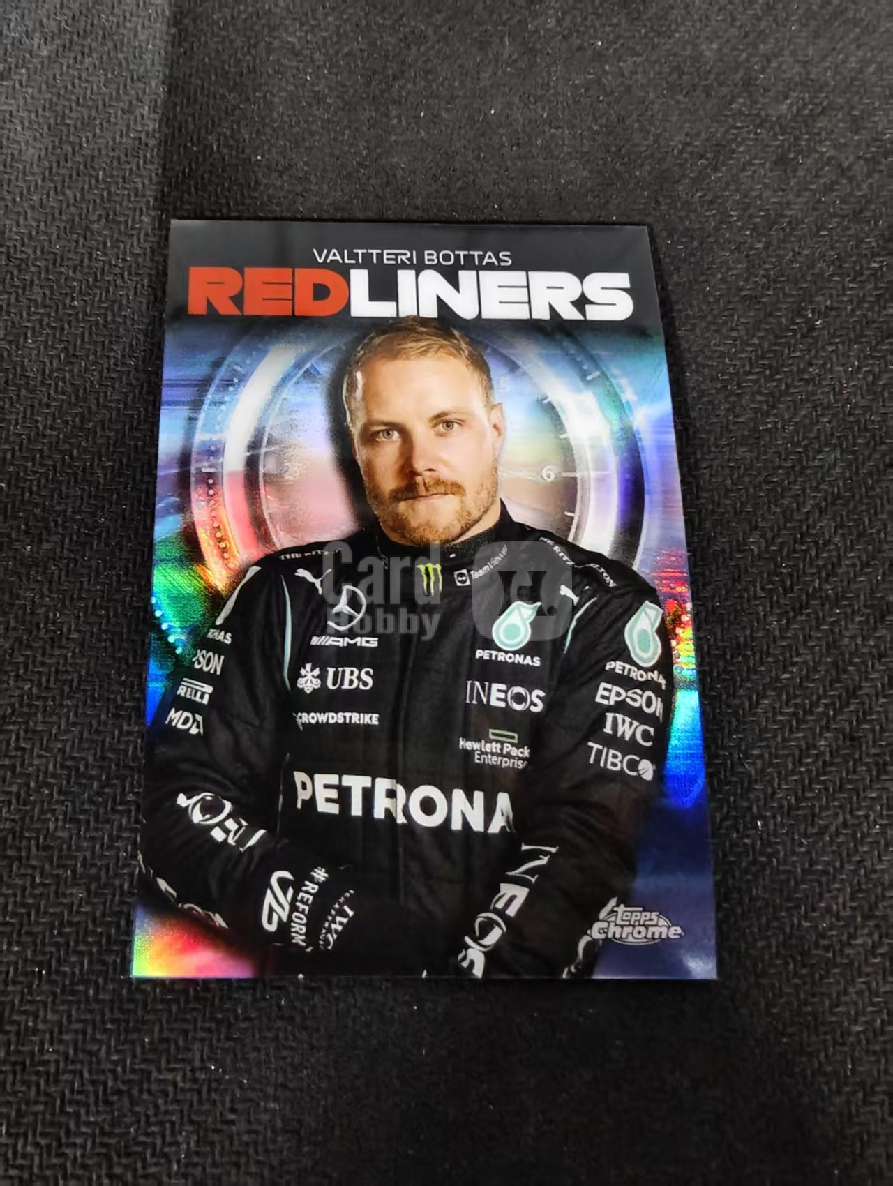 2021 Topps Chrome Valtteri Bottas F1 银折 red liners 特卡 博塔斯 划痕 边角瑕疵 #2