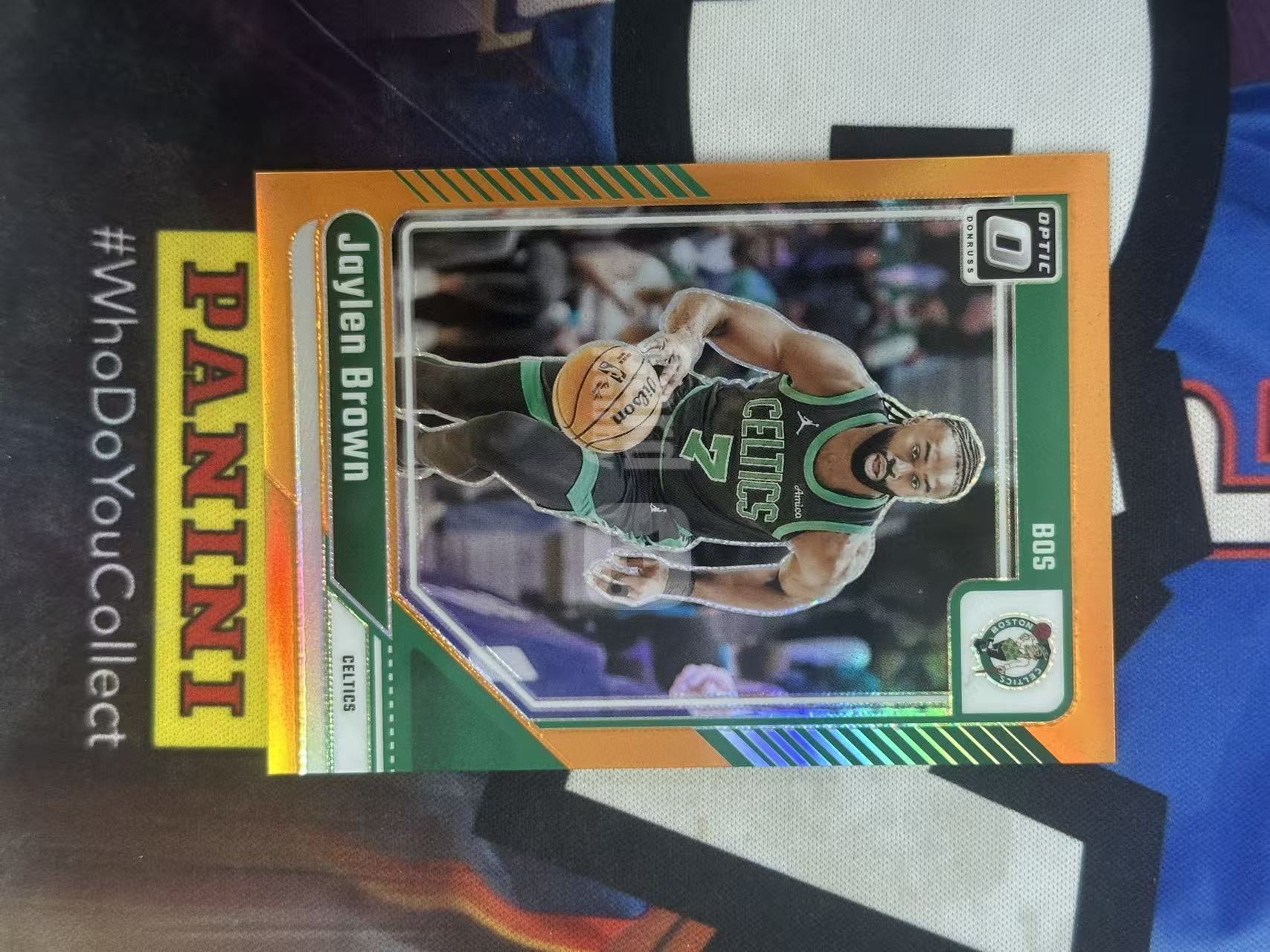 2024-25 Panini Donruss Jaylen Brown 【小猪包代卖】杰伦 布朗 175编 橙折 optic版本 联手恩比德 base 特卡 曲总