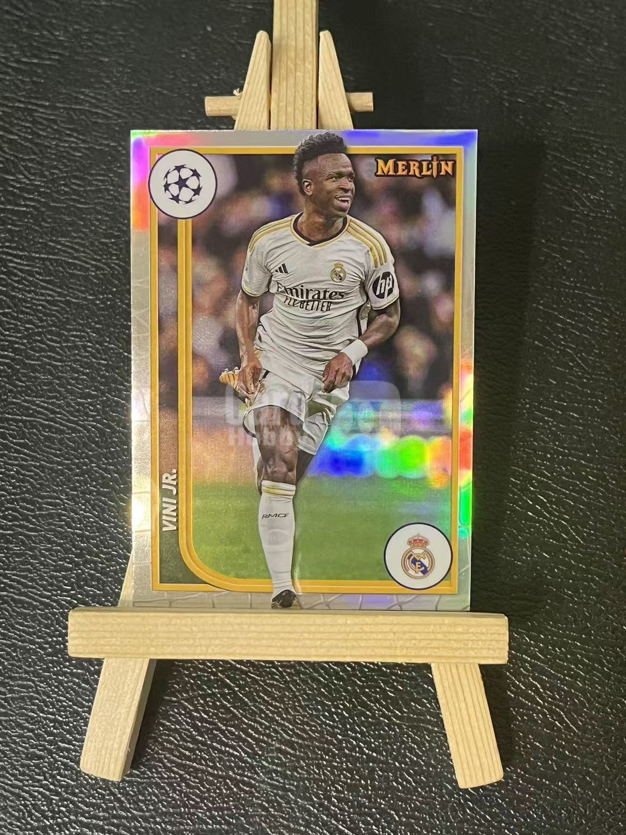 2024 Topps merlin Vinicius Junior 维尼修斯 皇马 梅林 银折 欧冠 实卡精美 卡品如图 LA-3