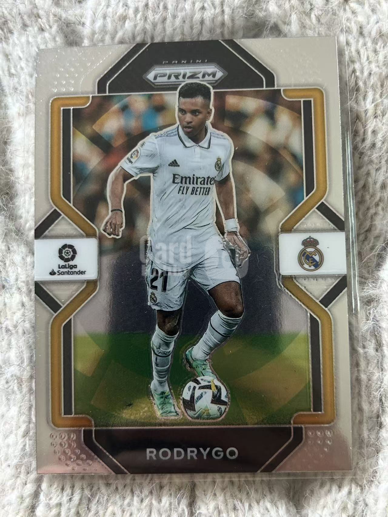 2024 Panini Prizm LaLiga 西甲 Rodrygo 罗德里戈 - 皇马边路尖刀,巴西国脚,盘带华丽,终结能力强,欧冠关键先生,西甲 Prizm 热门卡,凑套必备