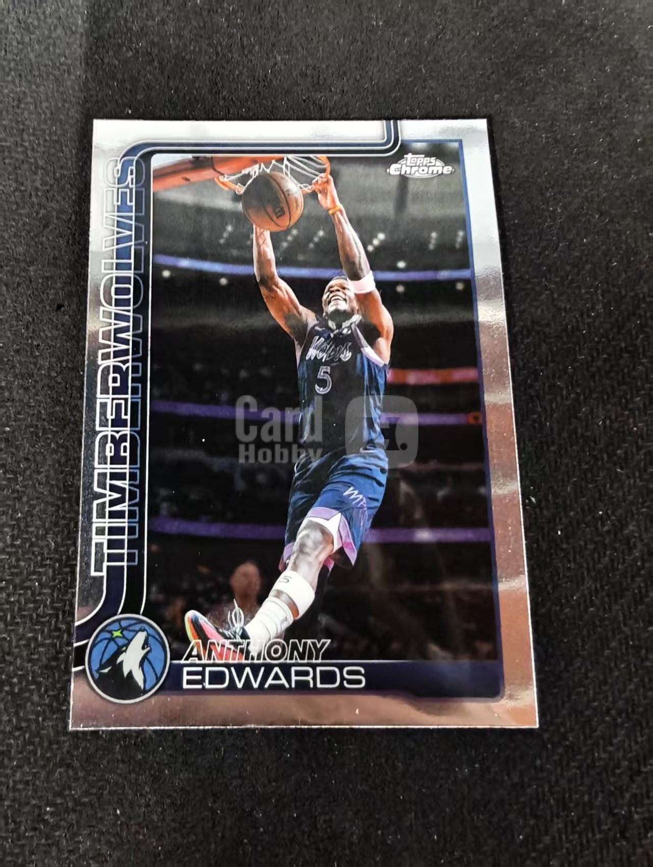 2026 Topps Chrome Update anthony Edwards 森林狼 安东尼 爱德华兹 华子 TCU 划痕 边角瑕疵 #17
