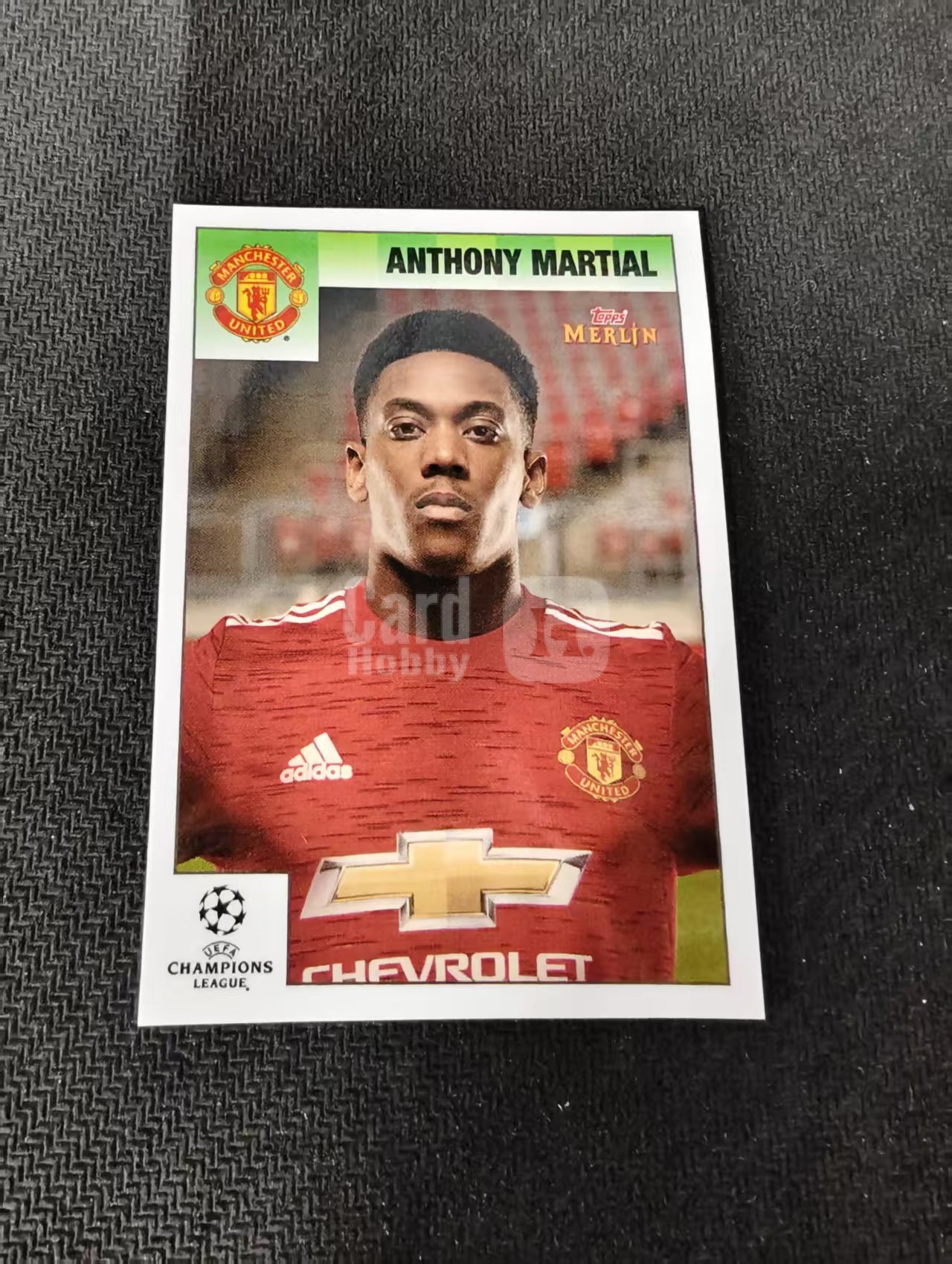 【可合并,不累计】2021 Topps Merlin 梅林95 Anthony Martial 安东尼 马夏尔 划痕 边角瑕疵 #39
