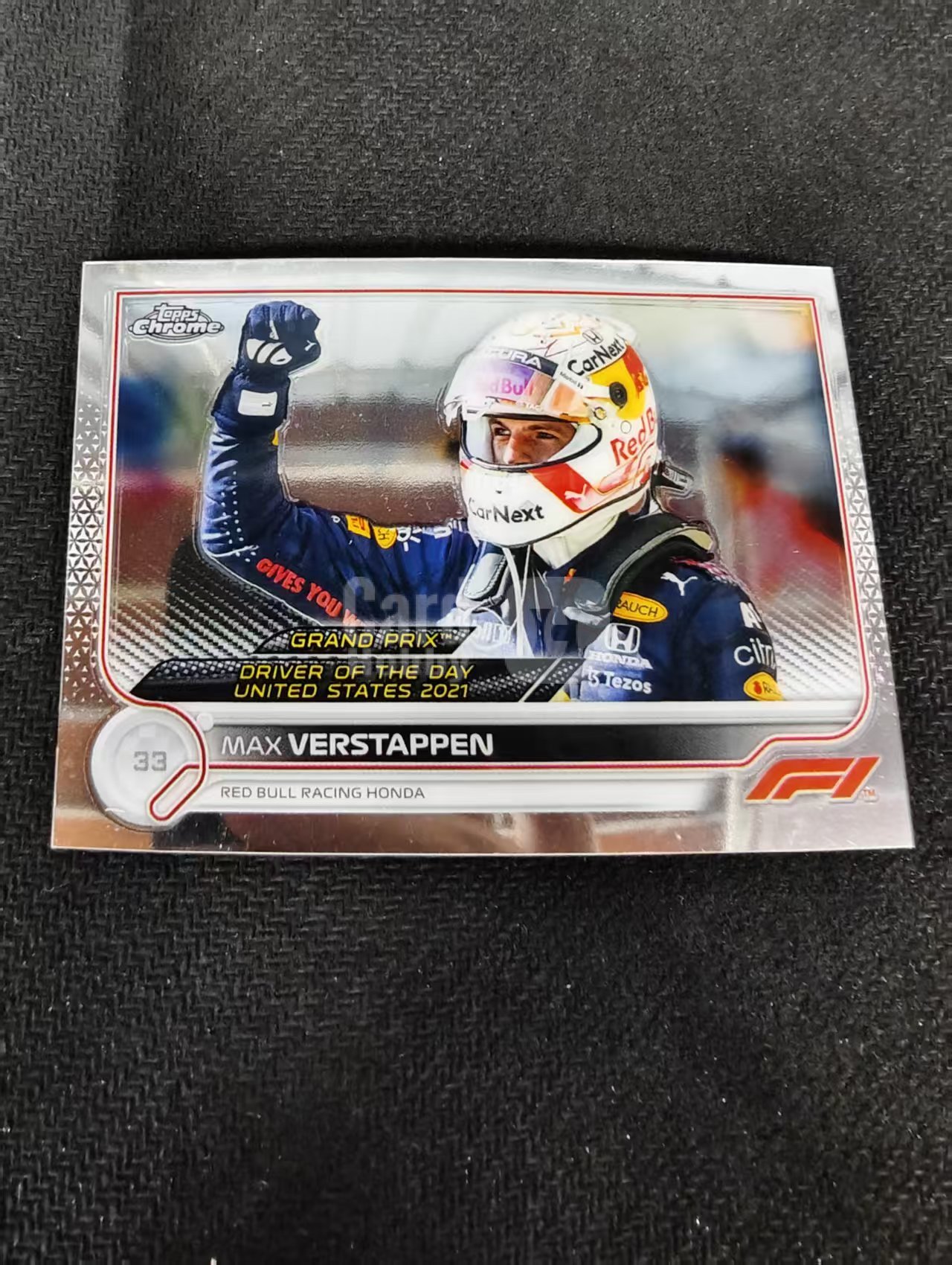 2022 Topps Chrome F1 Max Verstappen 维斯塔潘 红牛 划痕 边角瑕疵 #188