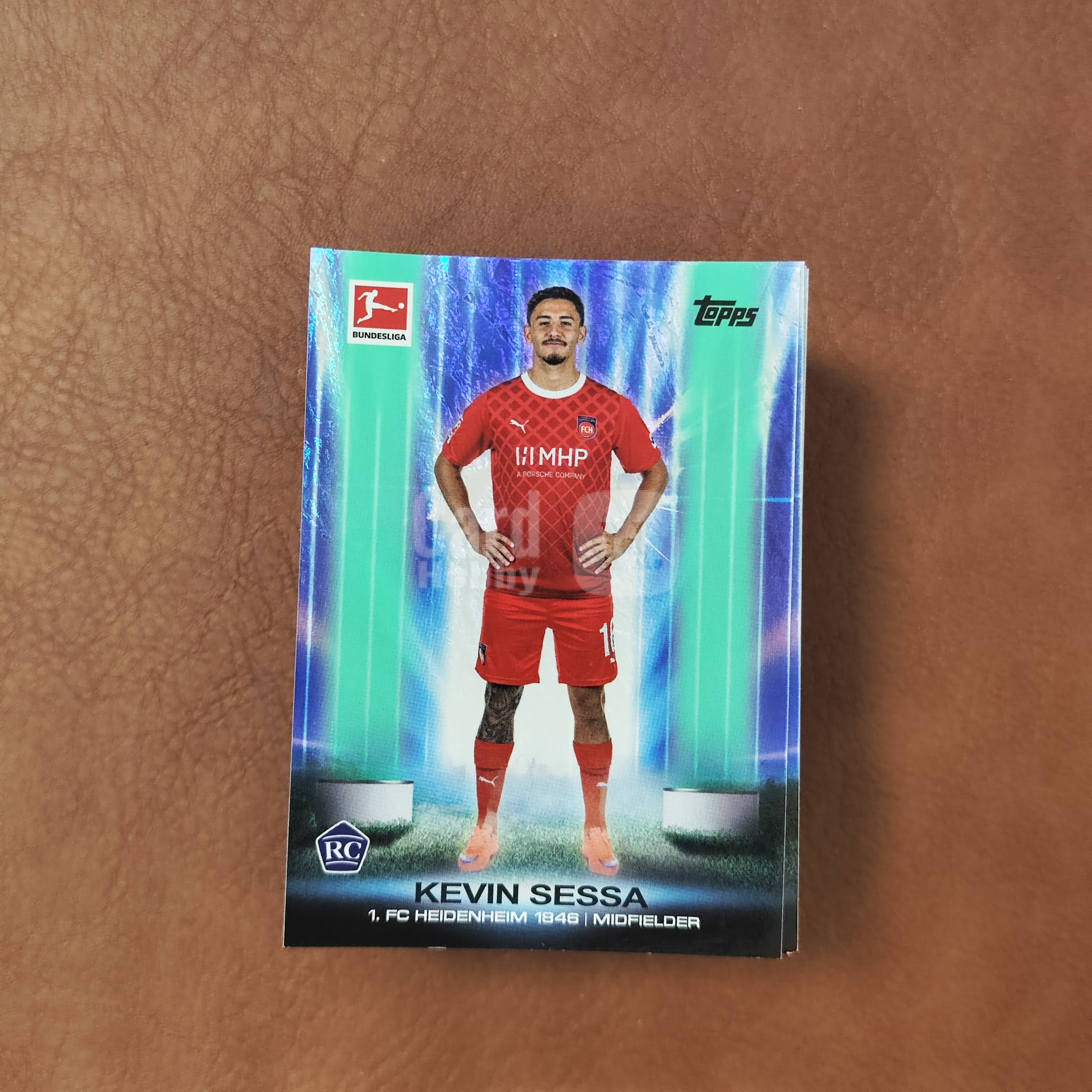 2024 【YM拍卖-代卖/回收】 topps 折射 Kevin Sessa 凯文 塞萨 海登海姆 RC新秀  德甲碧玉 特卡 Y0094