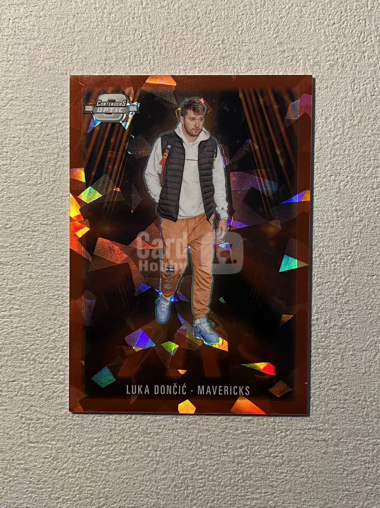 2023-24 Panini Contenders Optic Luka Doncic 球票op 独行侠 卢卡 东契奇 /175编 大比例 走秀特卡 红碎冰折 折射 收藏必备