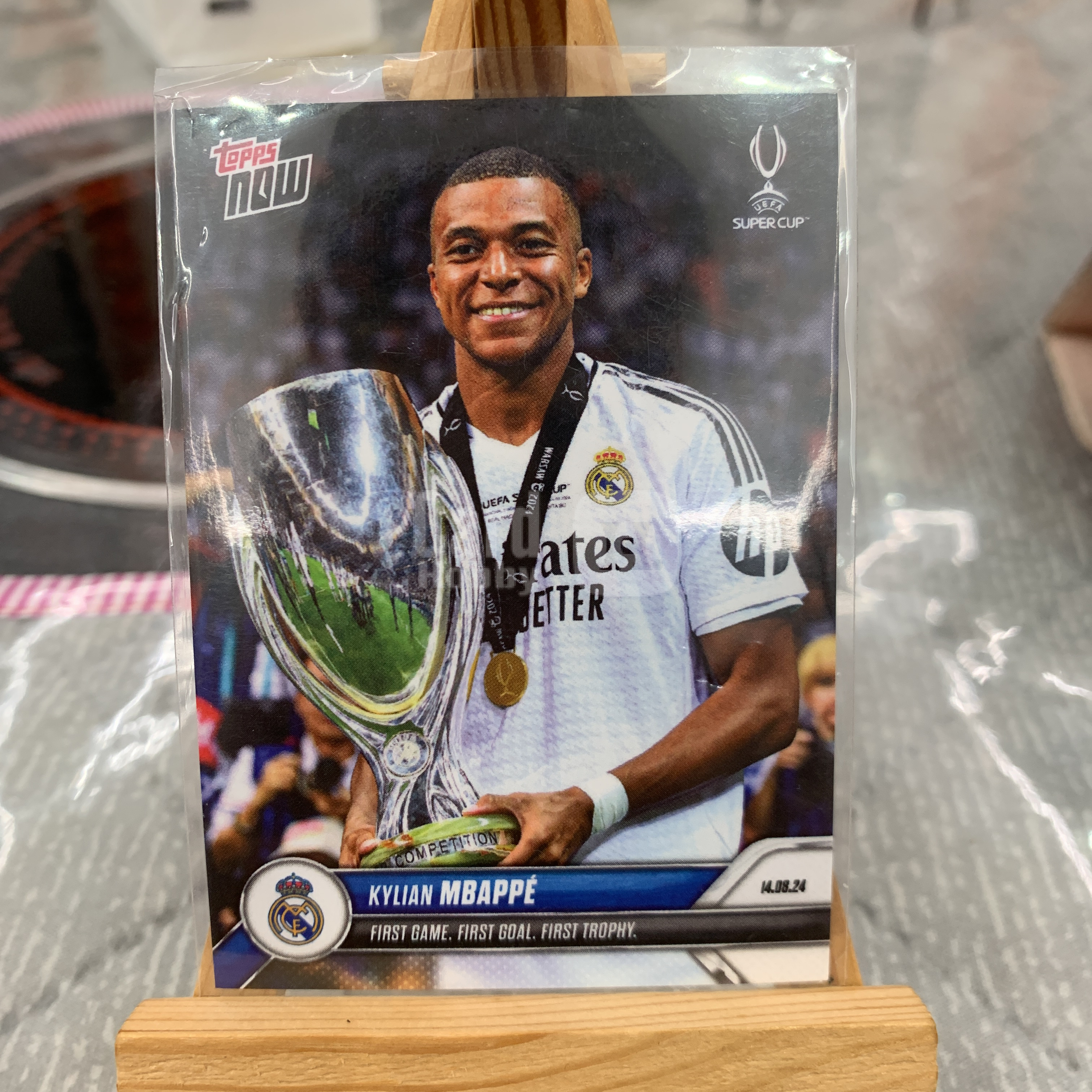 【A4-可无限累积】2024-25 Topps Now 欧洲超级杯 Kylian Mbappe 姆巴佩 皇家马德里