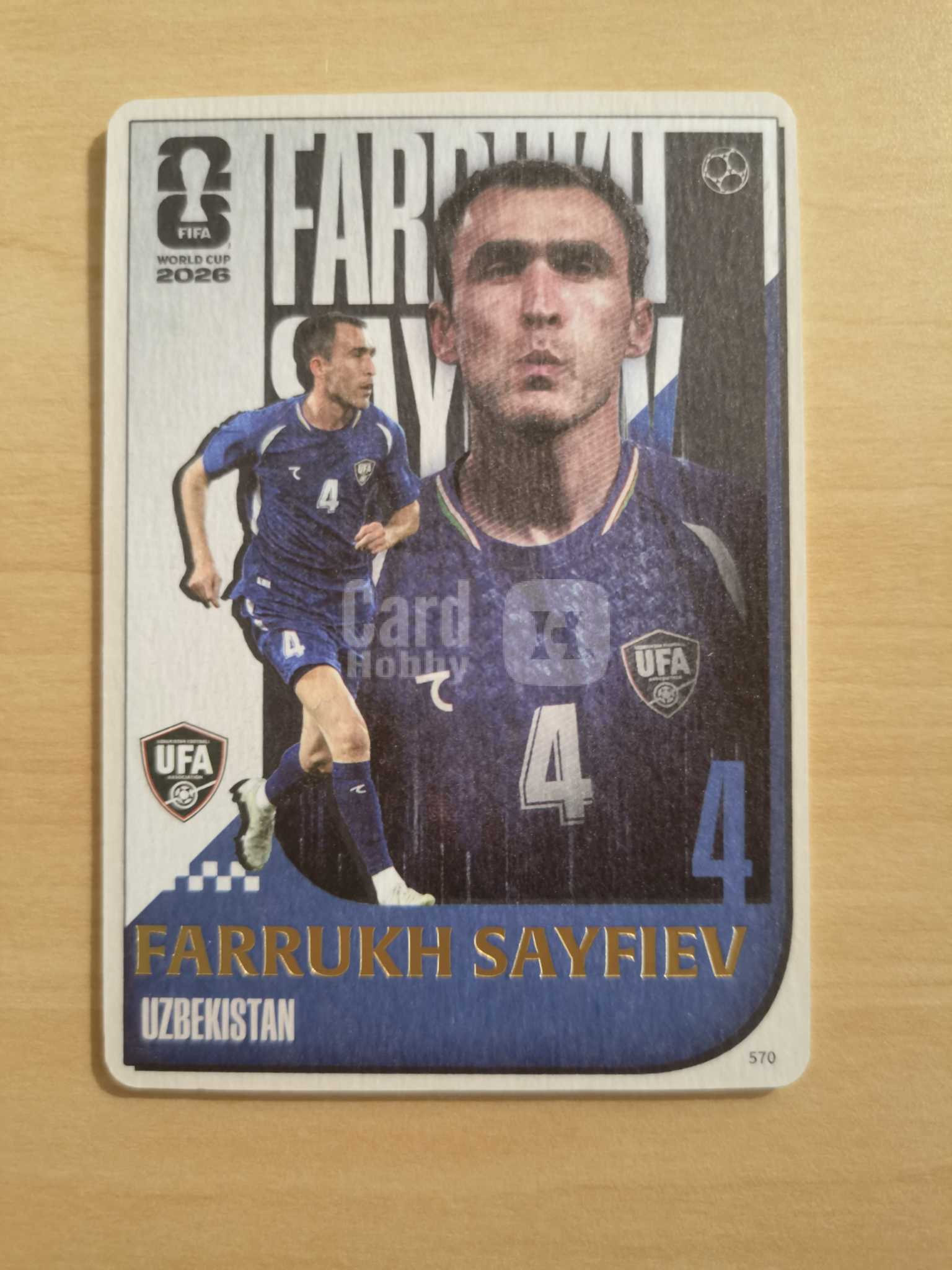 2026 Panini 世界杯 Farrukh Sayfiev 卡游 超凡版 乌兹别克斯坦 厚卡 画报卡 特卡