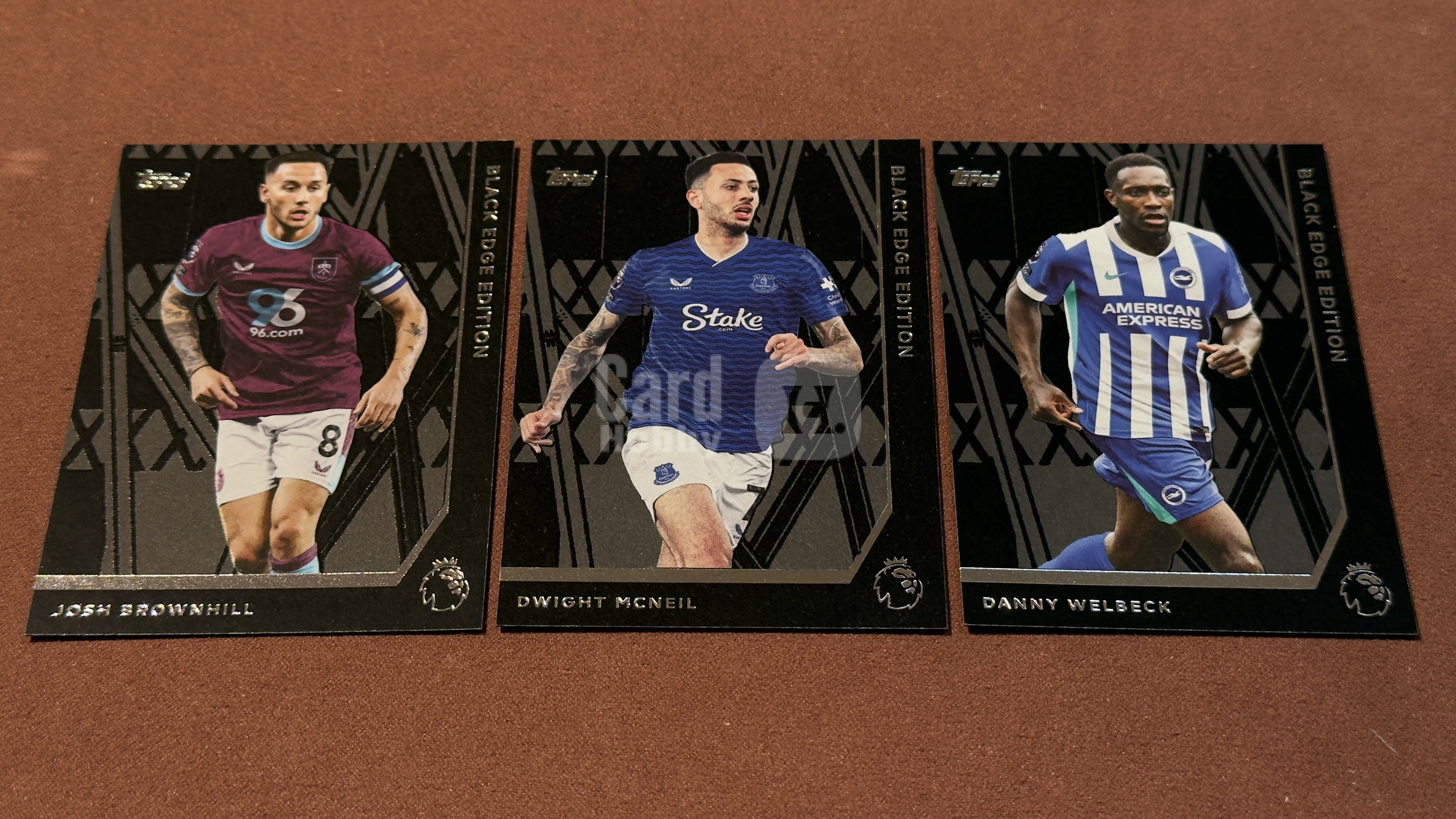 2025-26 Topps Premier Danny Welbeck Brownhill Mcneil 维尔贝克 布朗希尔 麦克尼尔 英超 黑边限量特卡 Black EdgeEdition 凑套必备