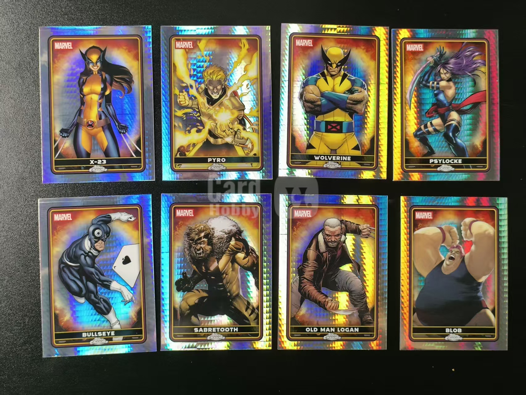 2025 Topps Chrome Marvel Deadpool 漫威 死侍与金刚狼 X-23 金刚狼 灵蝶 等 特卡 银折 棱镜折射 8张打包出 卡品如图 拍前看描述 只合并当天 不累计