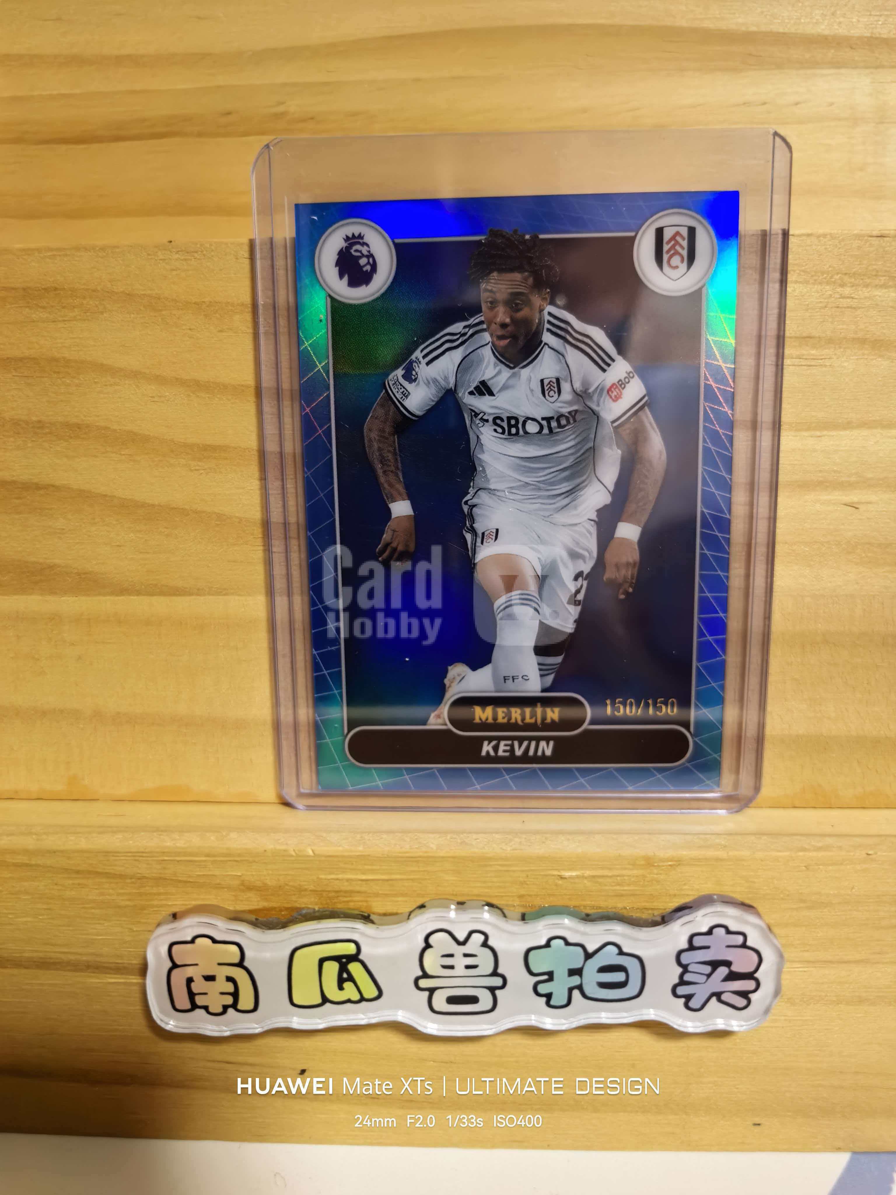 2026 Topps Merlin chrome KEVIN 英超 梅林 富勒姆 凯文 150编 蓝折 南瓜兽JOE6.25