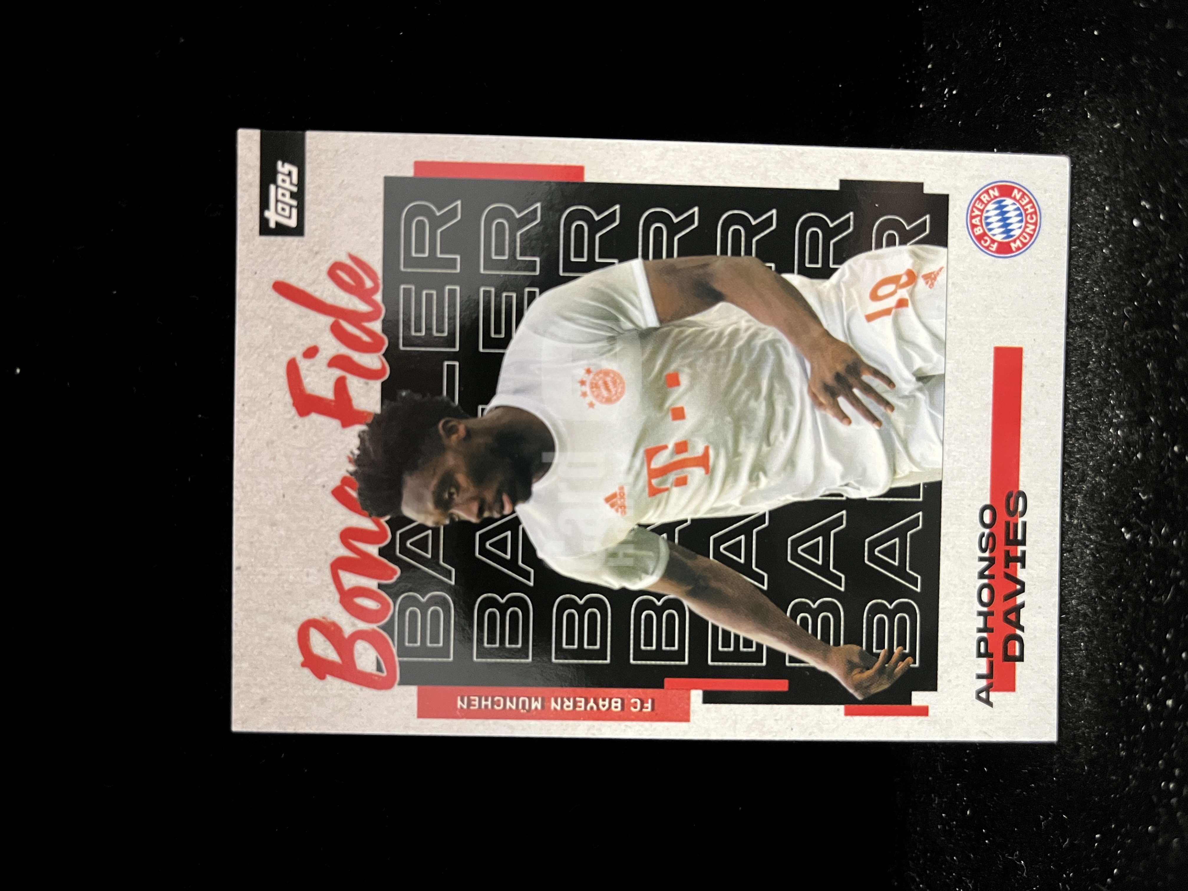免费代拍 Topps FC Bayern Munchen Team Set 德甲 阿方索·戴维斯 Alphonso Davies 卡品如图#I984