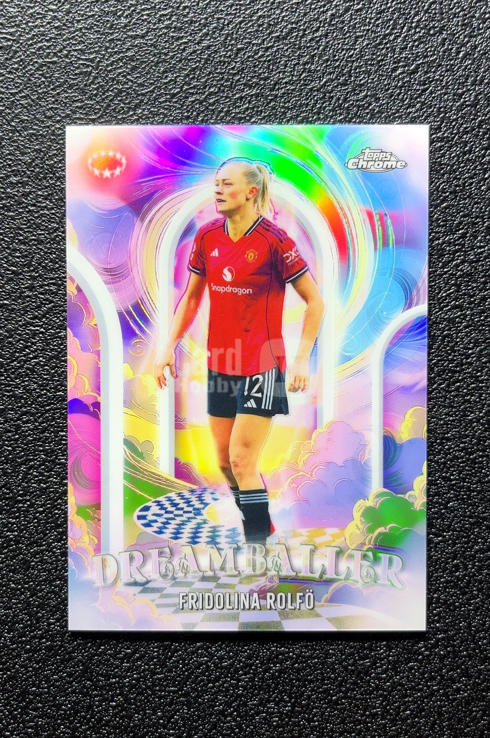 【小白1%代卖】2026 Topps Chrome Dreamballer梦幻球员特卡 Fridolina Rolfö 弗里多莉娜·罗尔福 银折 折射 卡品如图 高价值 #DB-9 0801