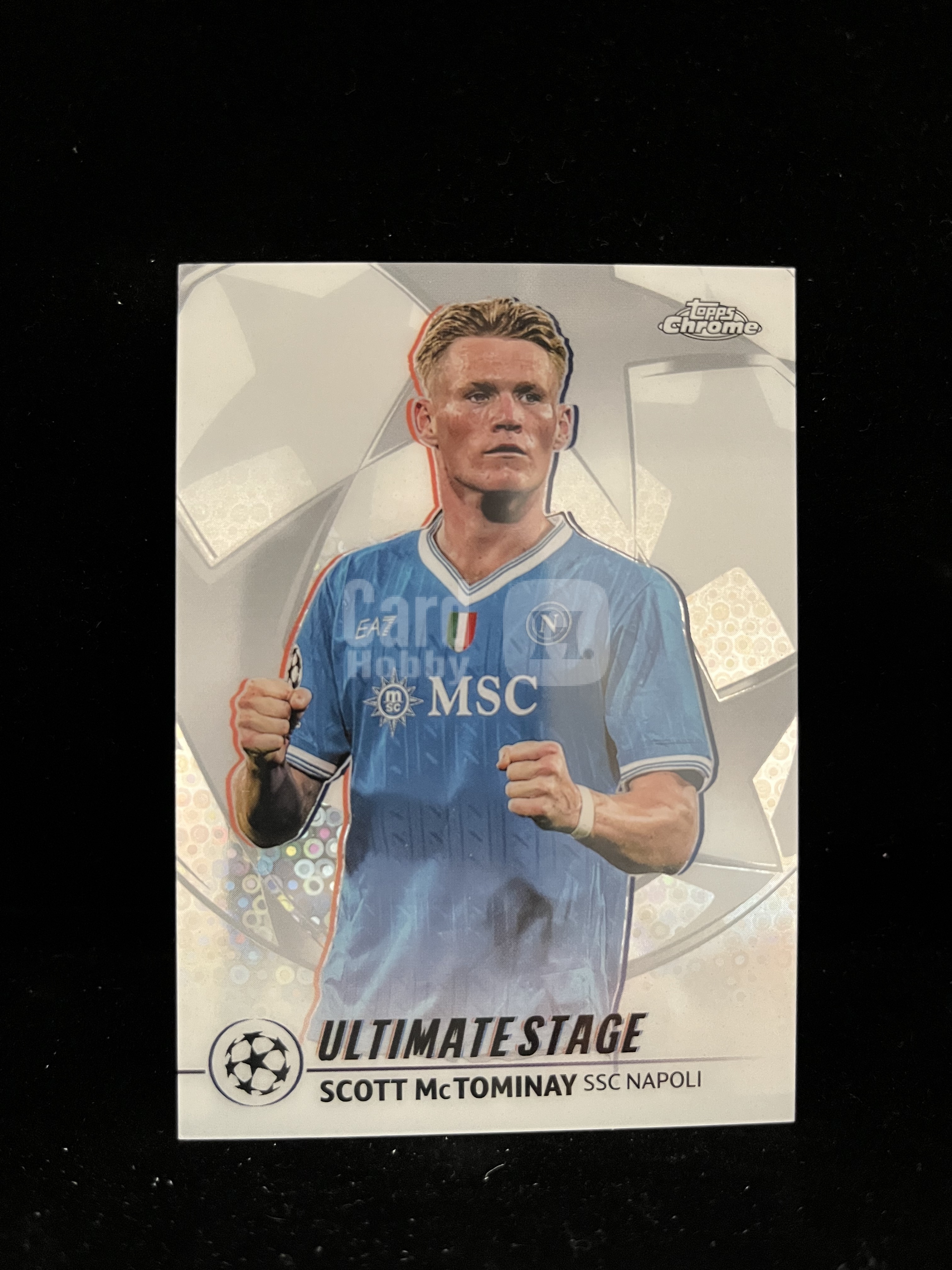 免费代拍 2025 Topps Chrome 欧冠 麦克托米奈 Scott McTominay 折射 卡品如图#G632