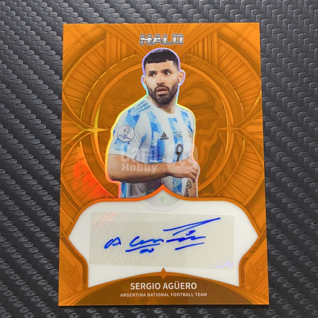 【小牛代拍】2025 Herock Halo Argentina Sergio Agüero 闹翻天 阿根廷国家队队盒 阿圭罗 签字 48/49编 橙折 曼城 卡品如图(男)
