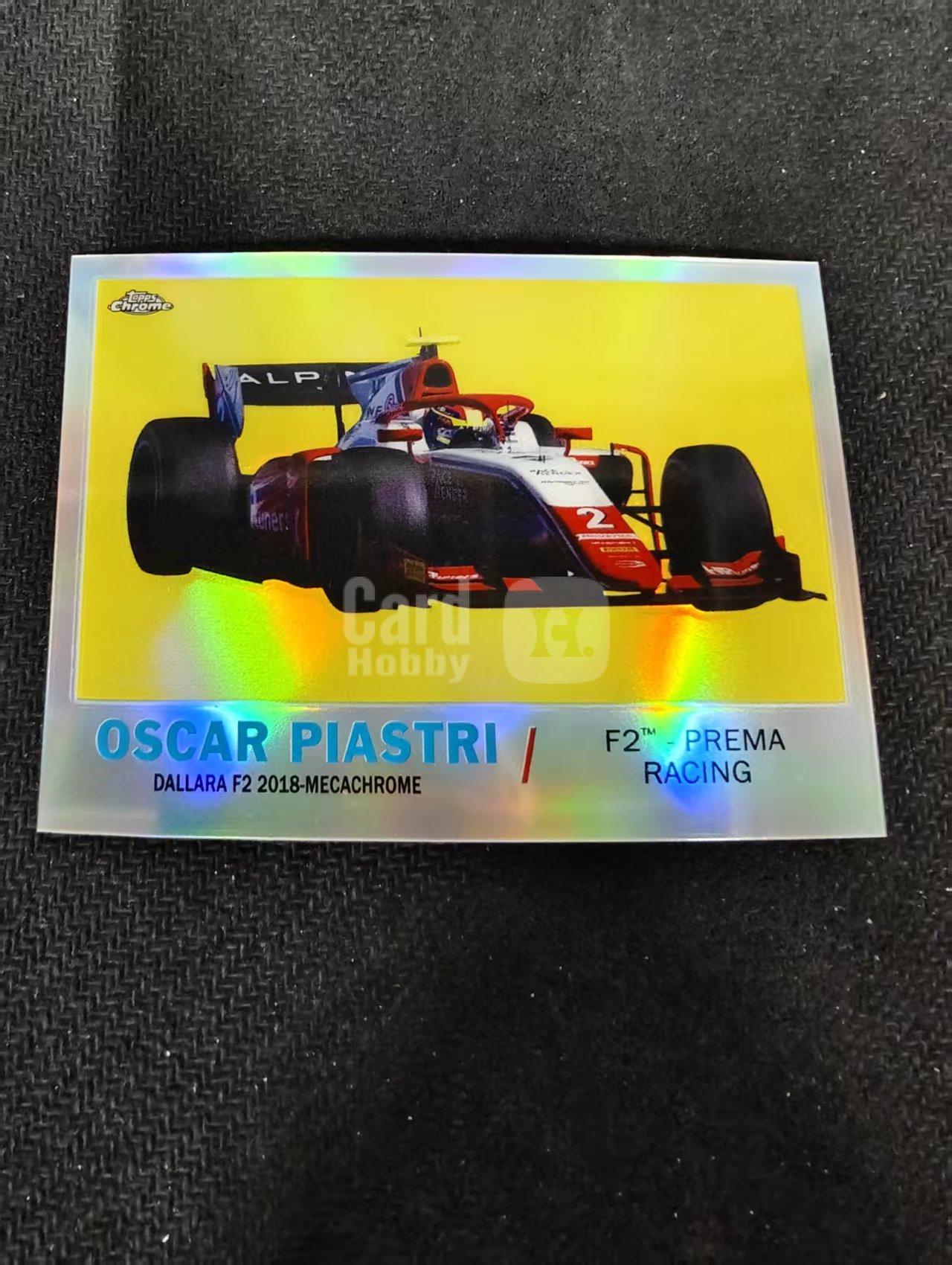 2021 Topps Chrome F1 Oscar Piastri 奥斯卡 皮亚斯特里 迈凯伦车队 银折 F1 划痕 边角瑕疵 #OP