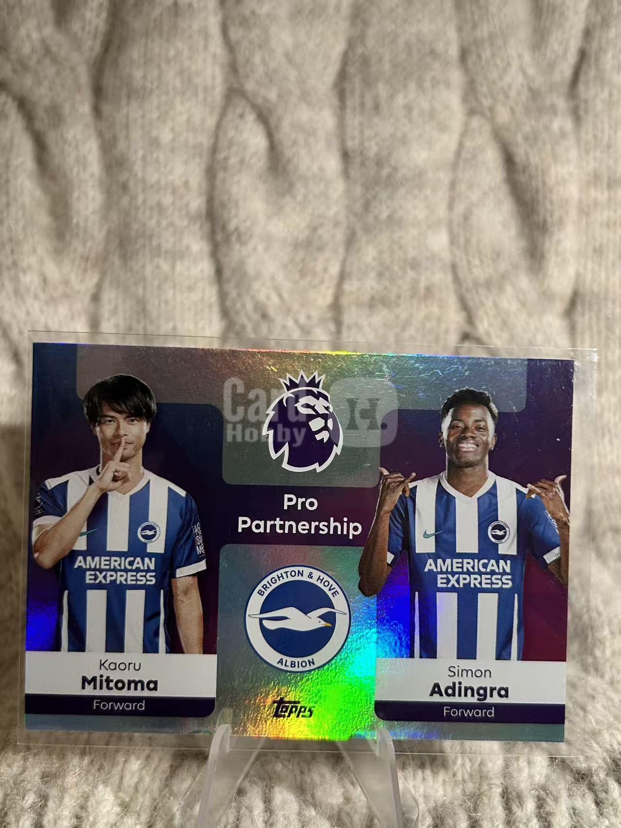 2025-26 Topps Pro Partnership Kaoru Mitoma / Simon Adingra 英超 Pro Partnership 双人搭档特卡 三占薰 / 阿丁格拉 布莱顿