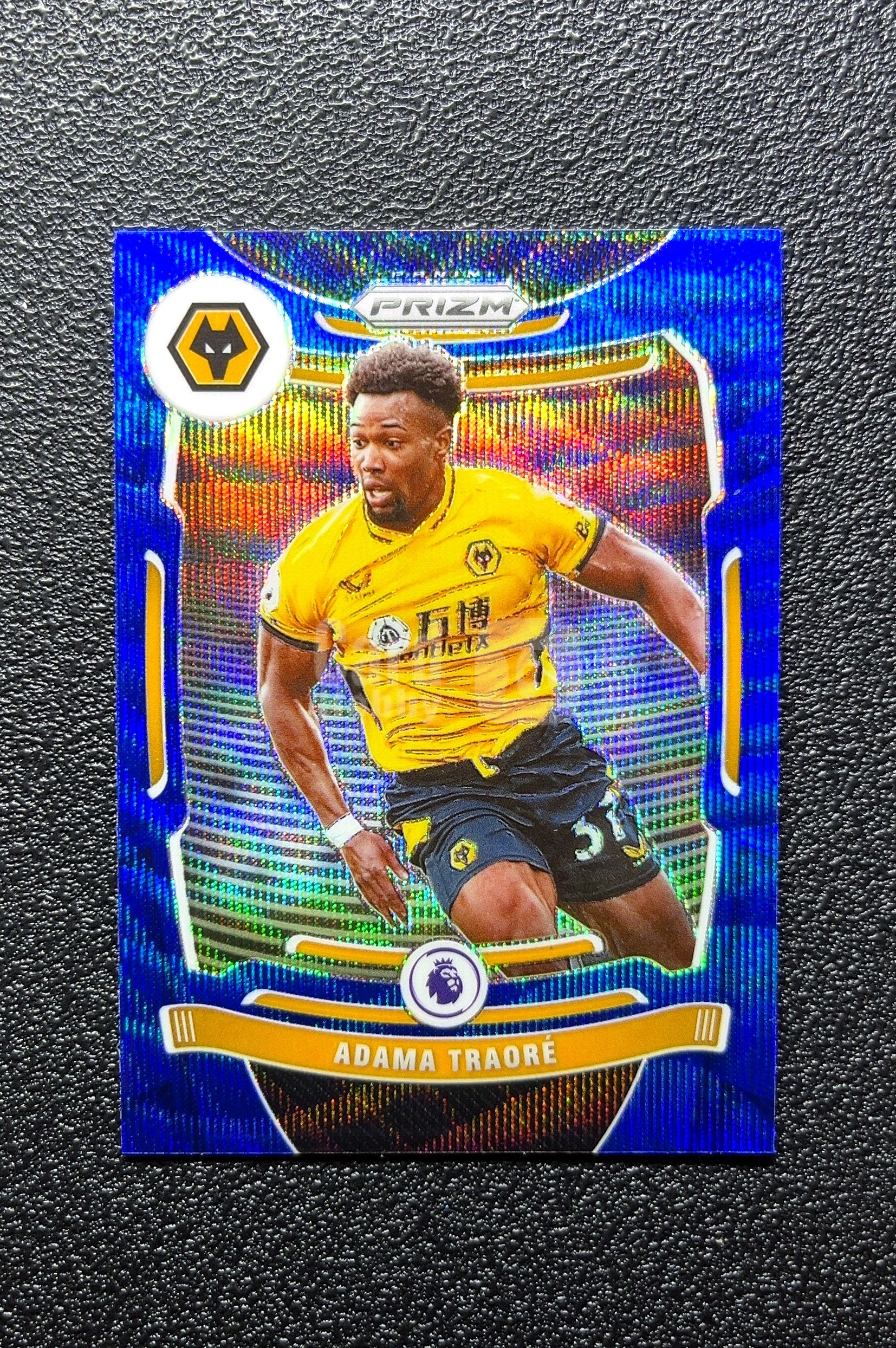 【小白1%代卖】2021-22 Panini Prizm Adama Traore 阿达马·特拉奥雷 蓝波纹折 折射 卡品如图 高价值 #56 Wolverhampton 0803
