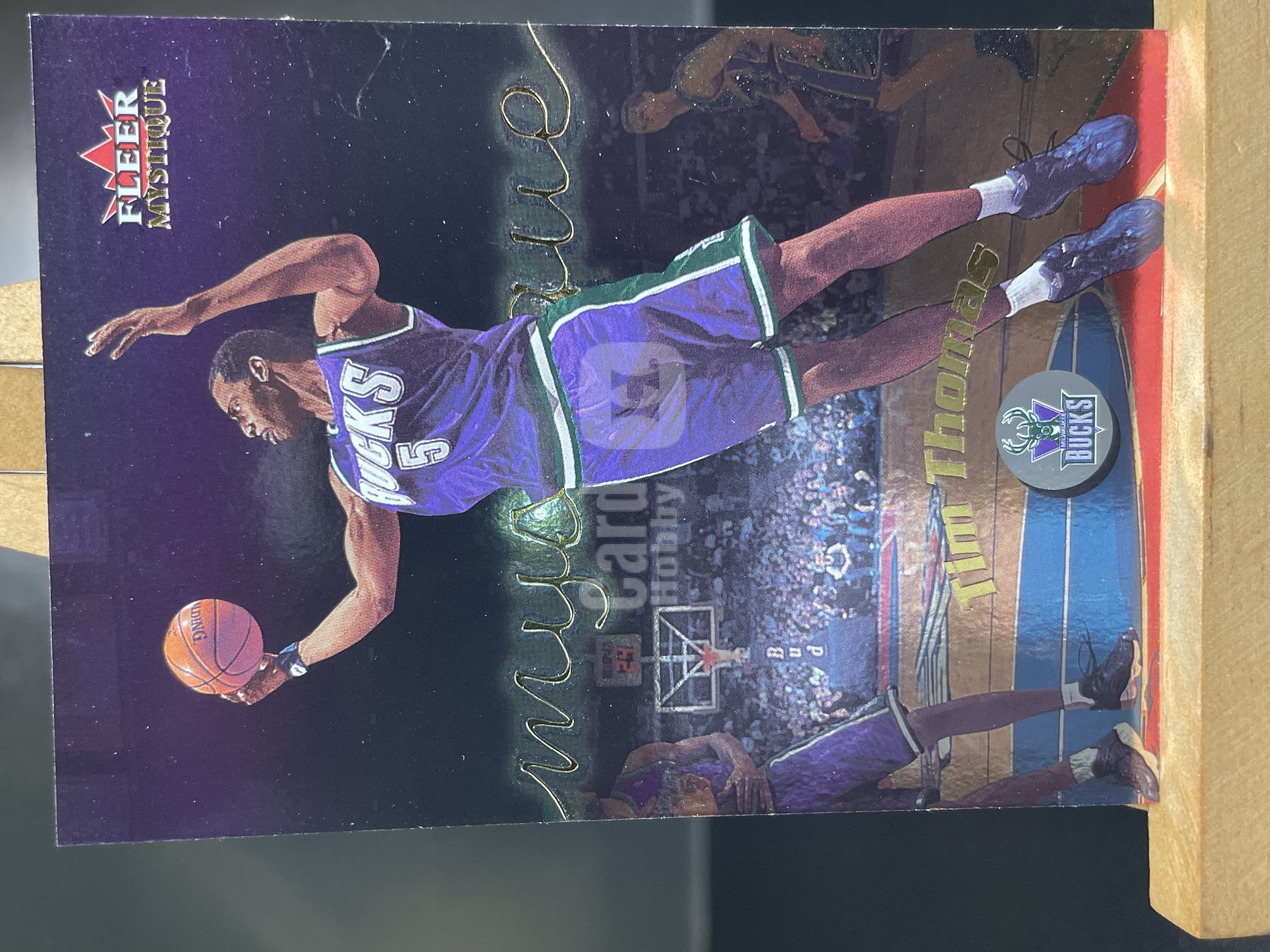 (A1) 2000 FLEER 老卡 蒂姆 托马斯 雄鹿 卡面老化 边角微瑕 售出不退不换 !!!