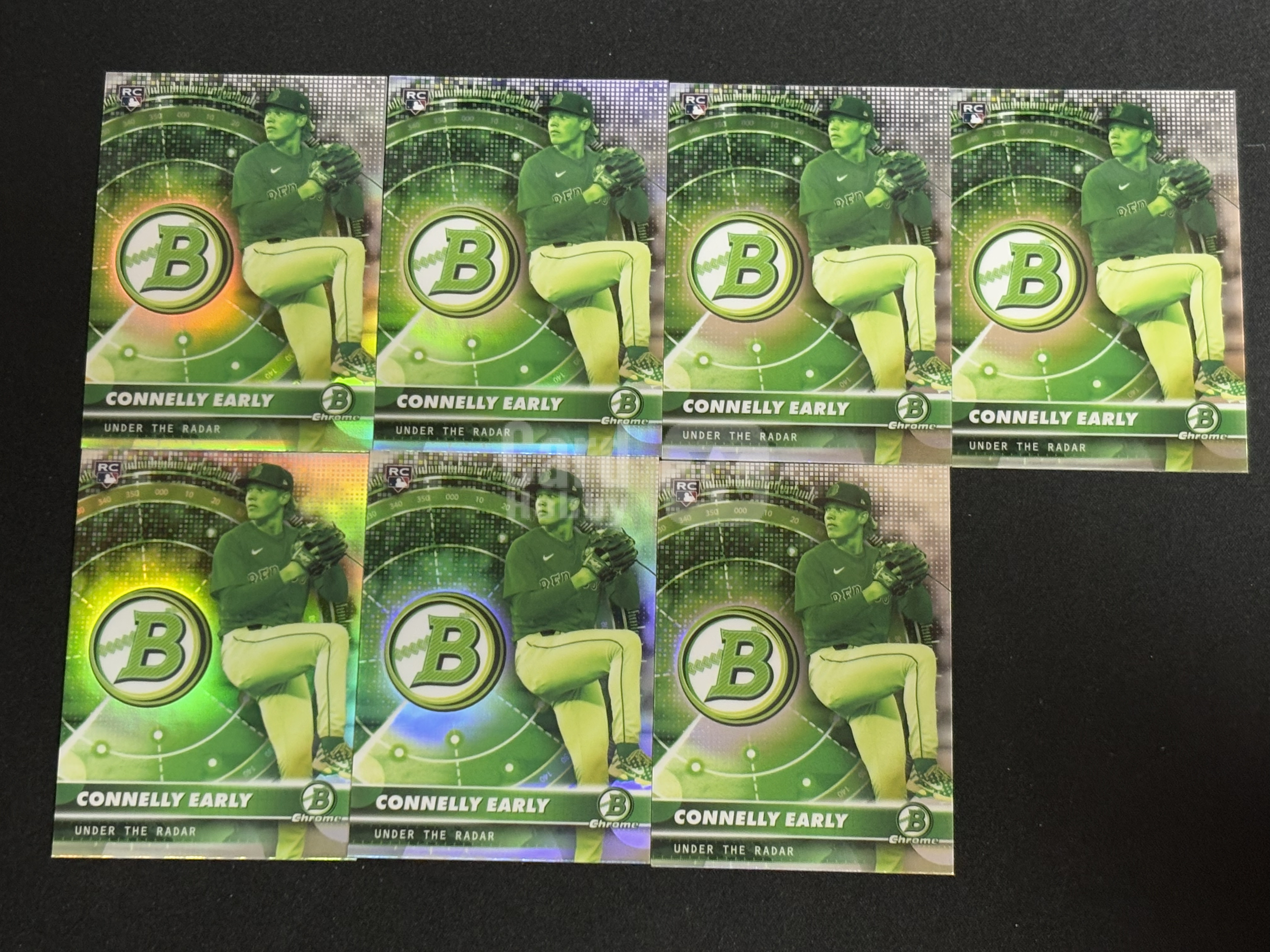 2026 Topps Bowman Connelly Early RC 棒球 MLB 康纳利 新秀 Under the Radar特卡 银折 7张打包不包品 - 红豆