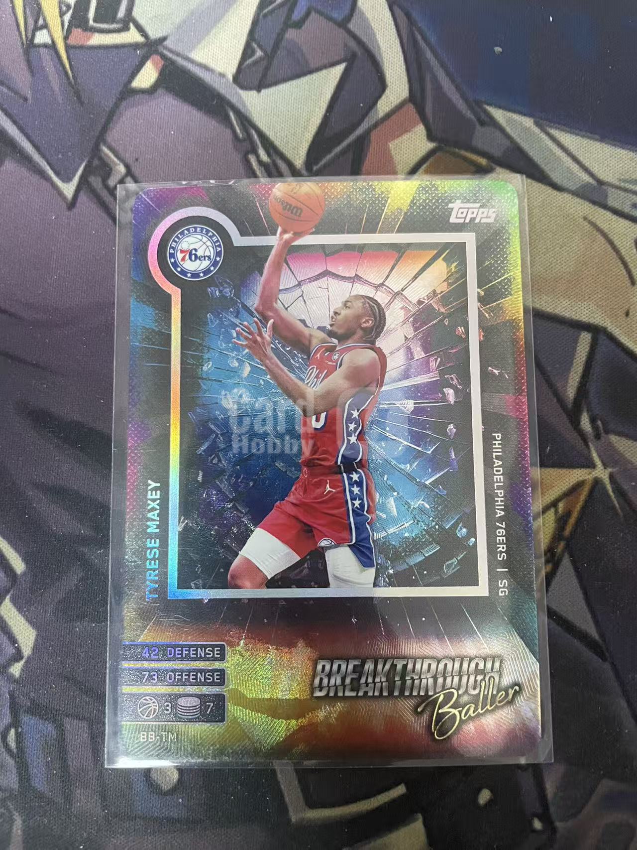 2022-23 Topps 1 Tyrese Maxey 泰雷赛 马克西 数据 特卡 凑套必备 木水拍卖 233