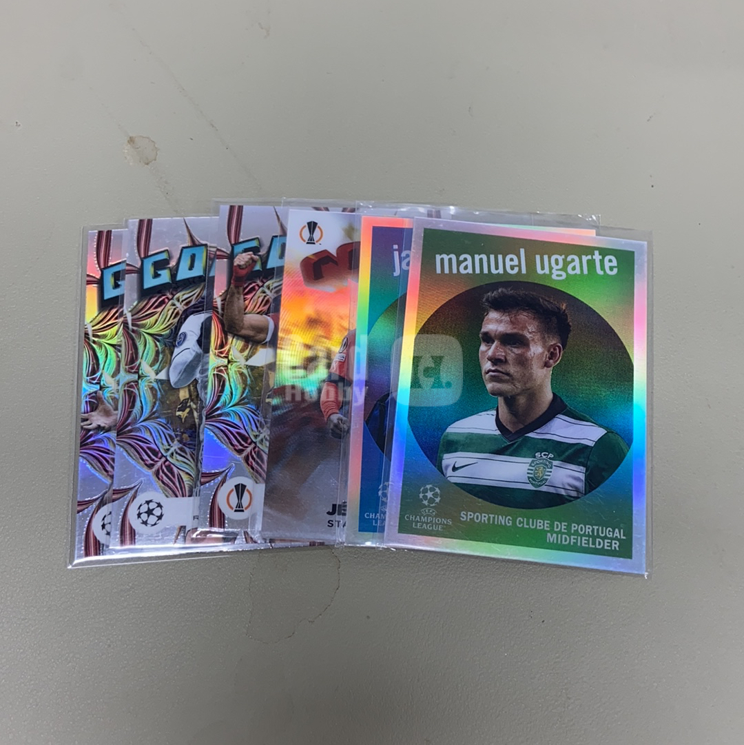 【小牛代拍】2023 Topps Topps Chrome Manuel Ugarte 欧冠 银折 曼努埃尔乌加特 葡萄牙体育 特卡 折射打包 卡品如图(车仔面)