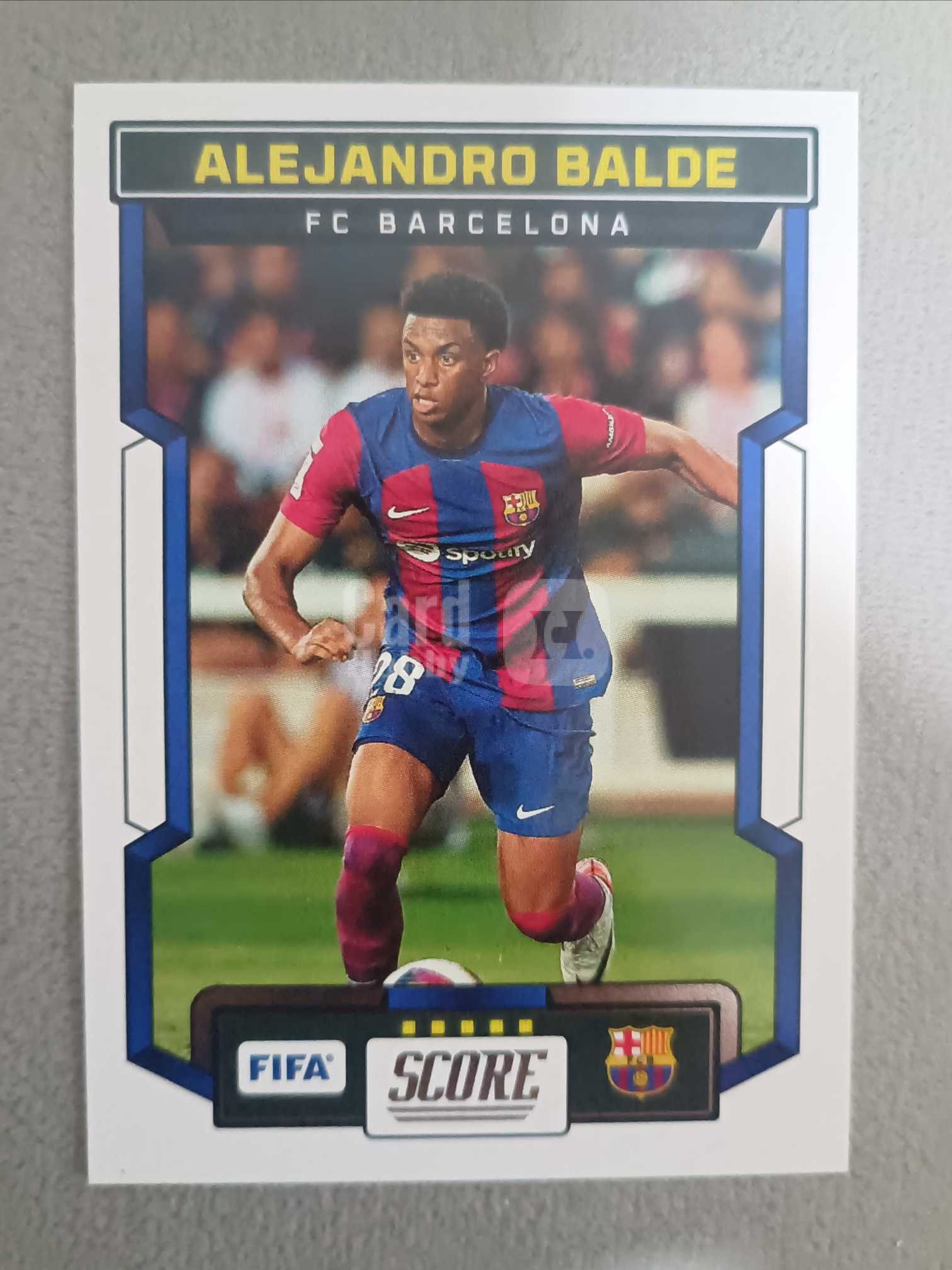 2023-24 Panini Score Alejandro Balde 【接代拍】FIFA Score base 纸卡 亚历杭德罗·巴尔德 西班牙🇪🇸 巴塞罗那 希望之星 未来可期 队迷人迷