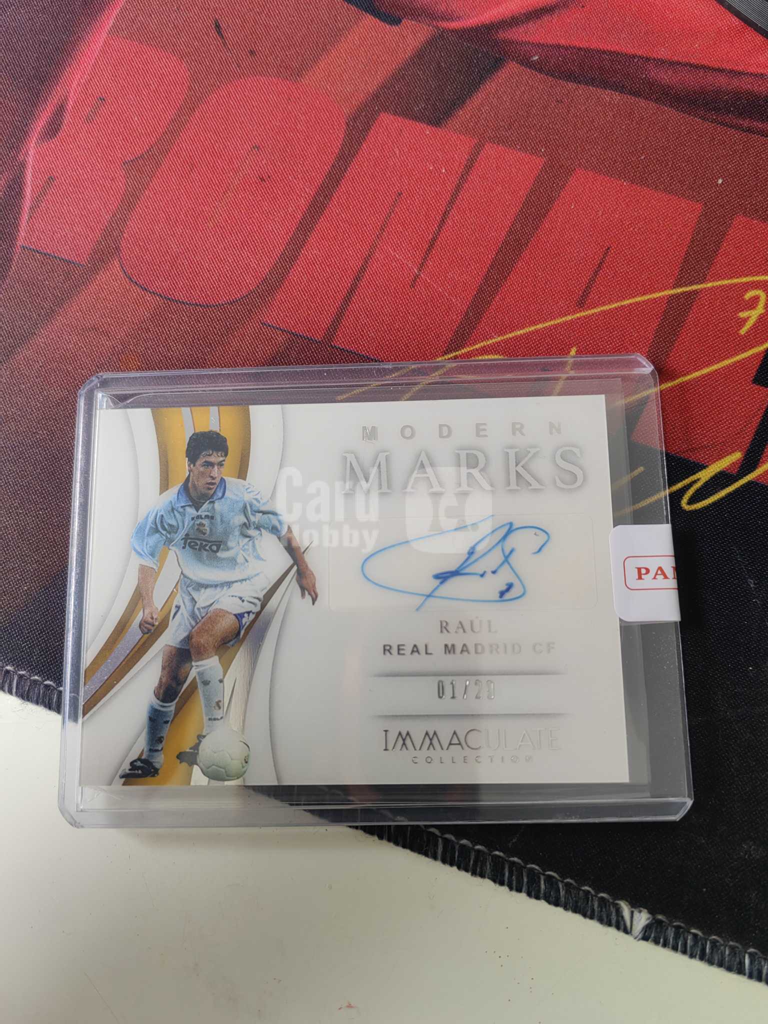 2018-19 Panini Immaculate 劳尔 帕尼尼 元年 imm 皇家马德里 传奇 劳尔 20编签字卡!!!!