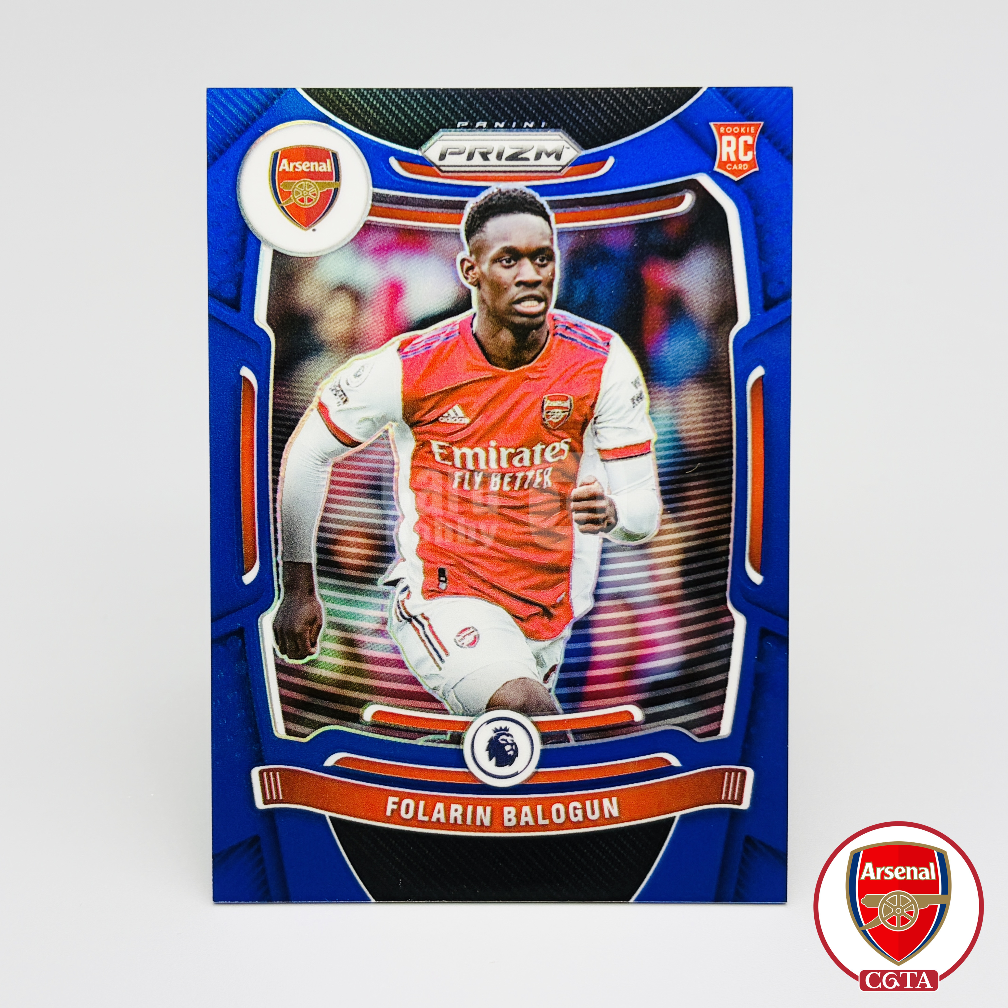 【CGTA USMNT】2021-22 Panini Prizm Folarin Balogun 265/340 Blue Base #208 RC 英超 阿森纳 巴洛贡 新秀 蓝折 细节如图 美国 摩纳哥 越秀山2648293 #Atm#