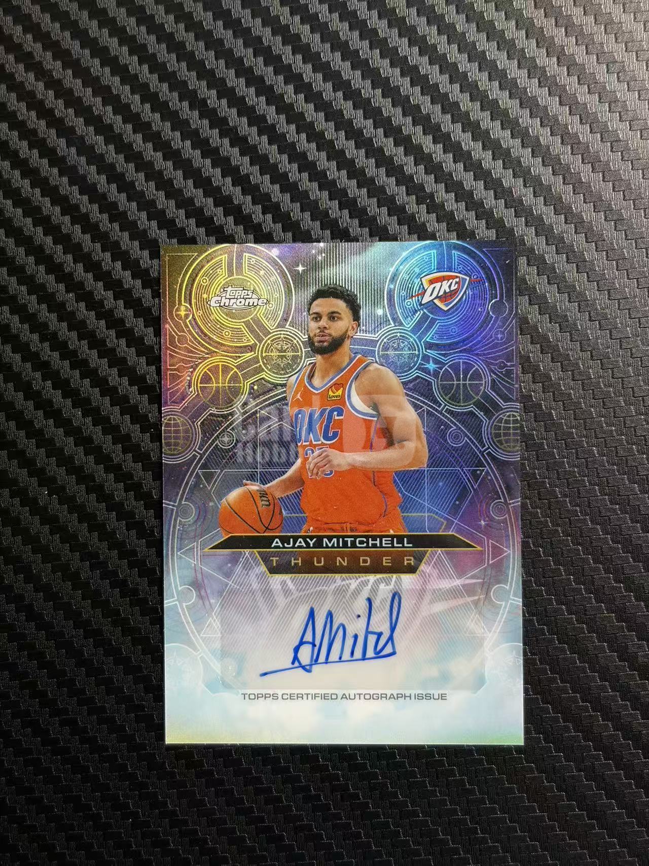 2026 Topps Chrome Ajay Mitchell 阿杰 米切尔 雷霆 签字 卡品如图 拍前看描述