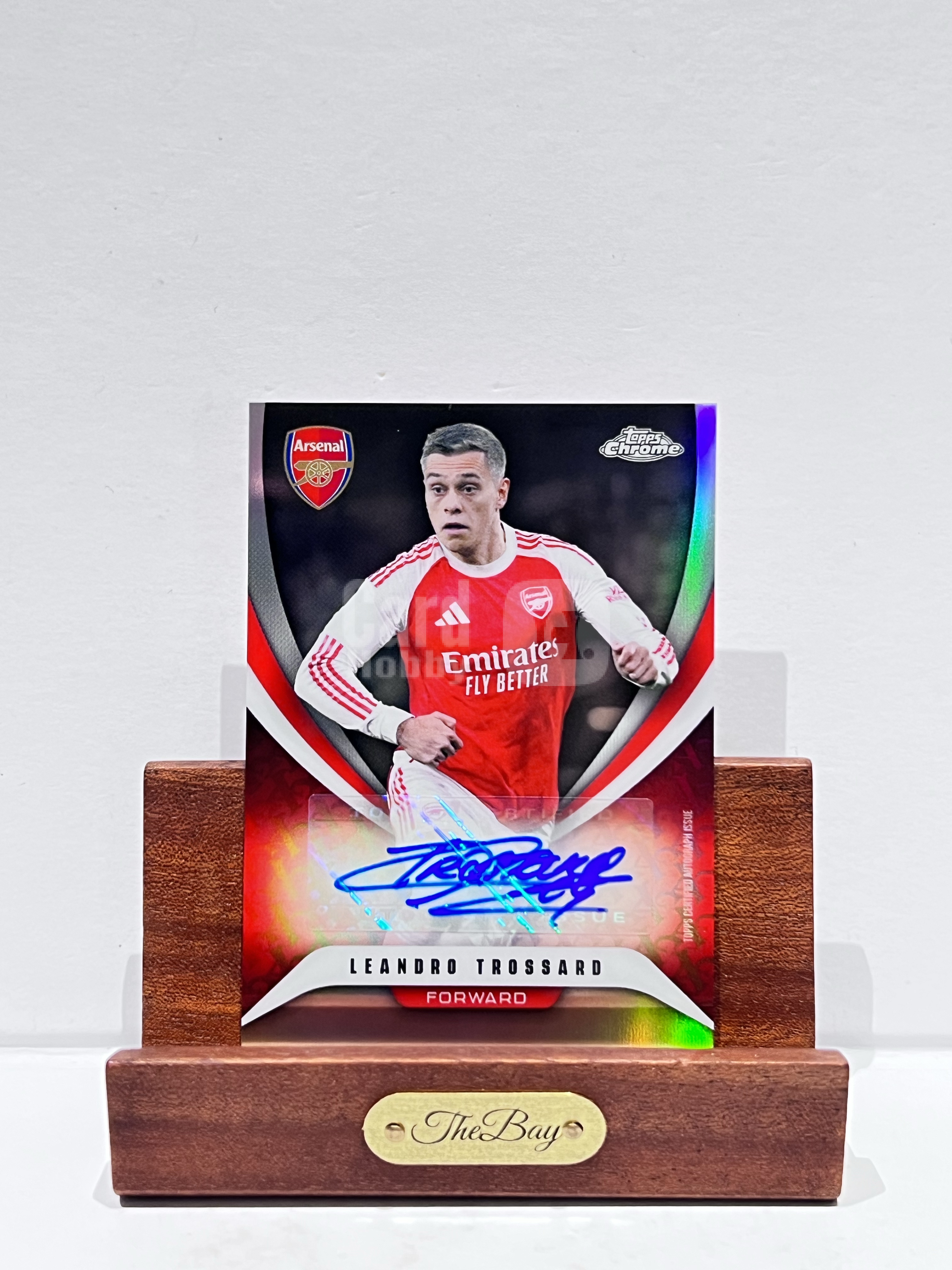 2025-26 Topps Chrome Leandro Trossard【湾区拍档代卖】阿森纳队盒 TC 莱安德罗 特罗萨德 银折 折射 签字 银折签 阿森纳 布莱顿 比利时 英超冠军 卡品如图 Complexxx Q06