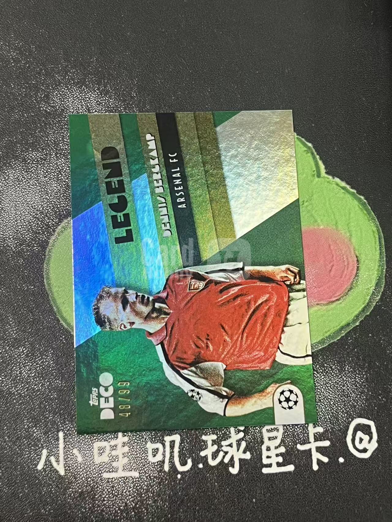 2022 Topps Deco Dennis Bergkamp DECO 阿森纳 丹尼斯 博格坎普 99编 微瑕如图【ZYP代拍】暴暴