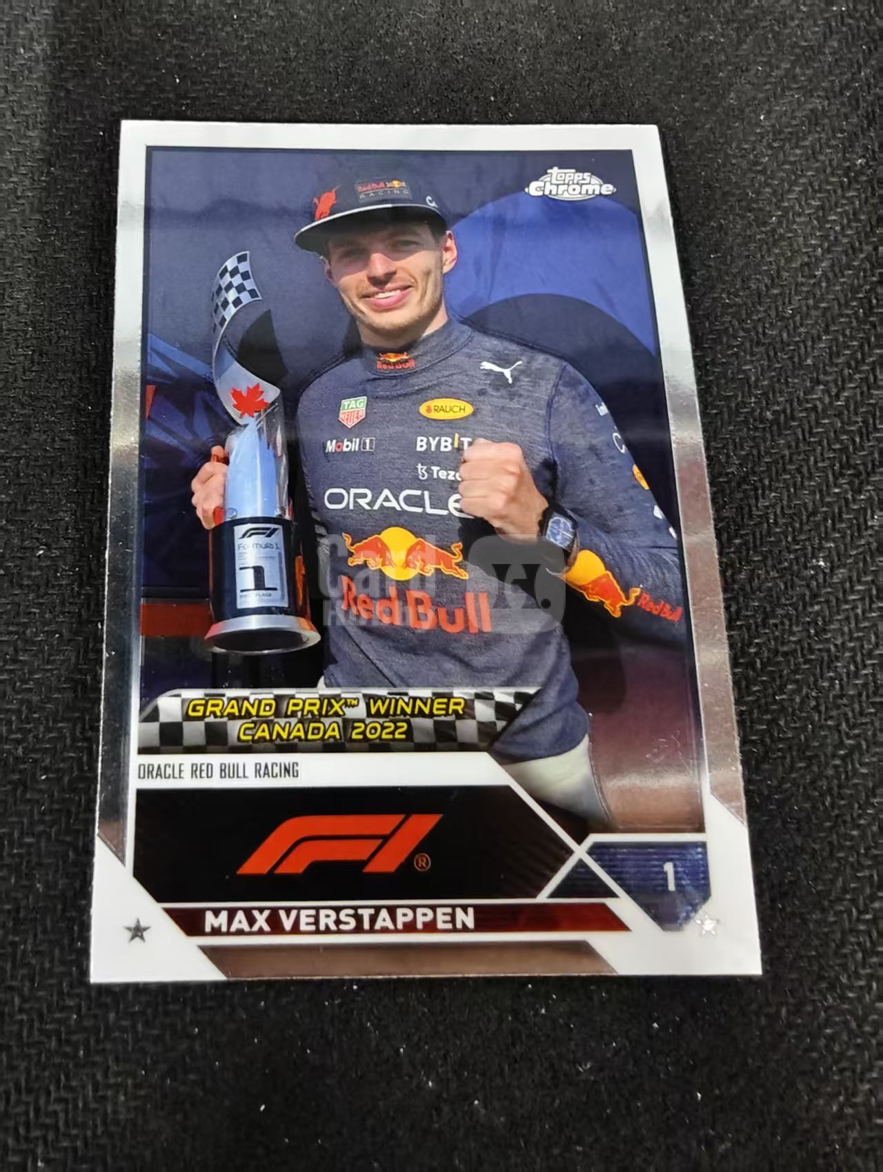 2023 Topps Chrome F1 Max Verstappen 维斯塔潘 红牛 划痕 边角瑕疵 #152