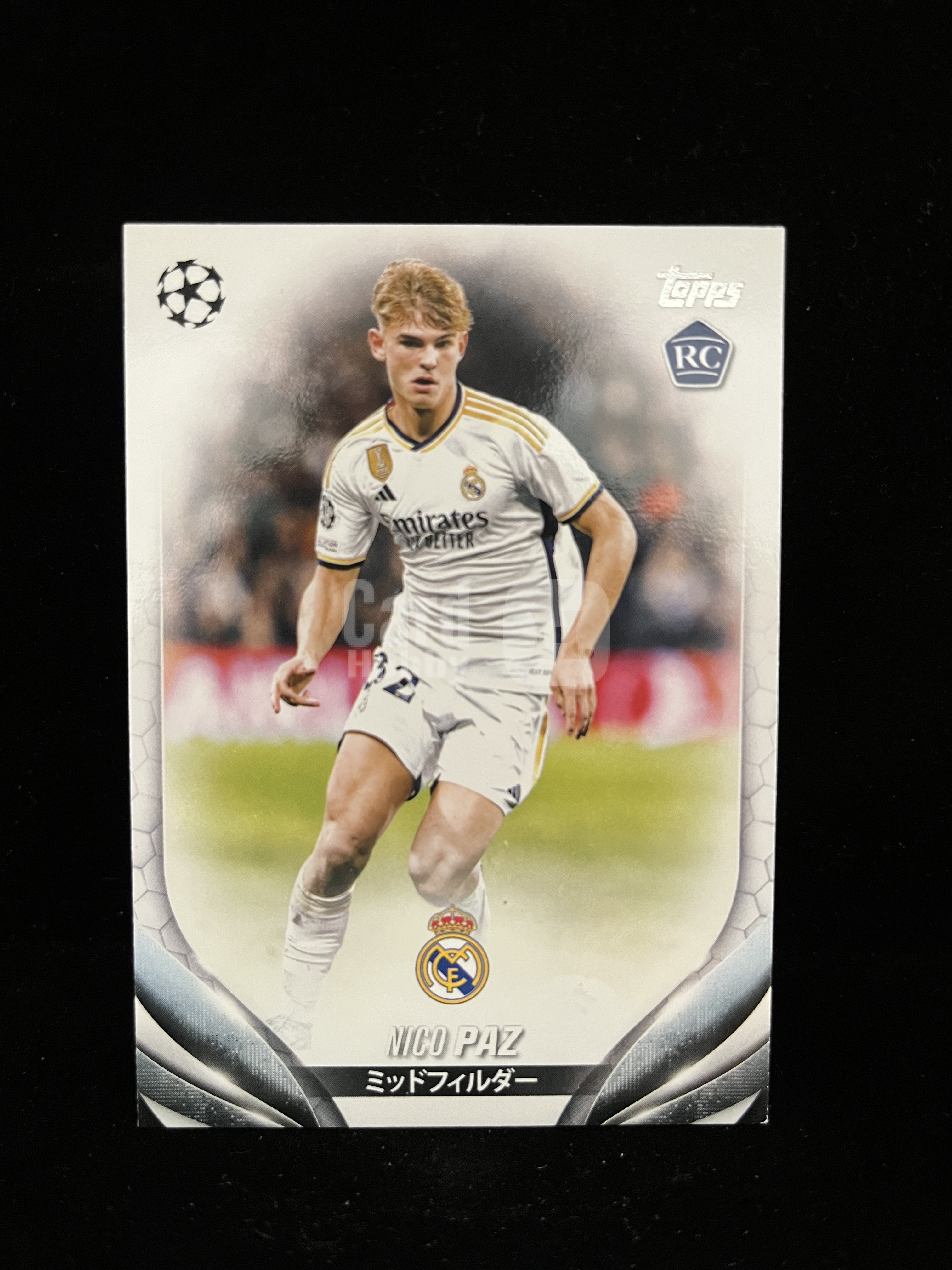 免费代拍 2024 Topps UEFA Club Competitions Japan Edition 欧冠 尼科·帕斯 Nico Paz RC 卡品如图#D644