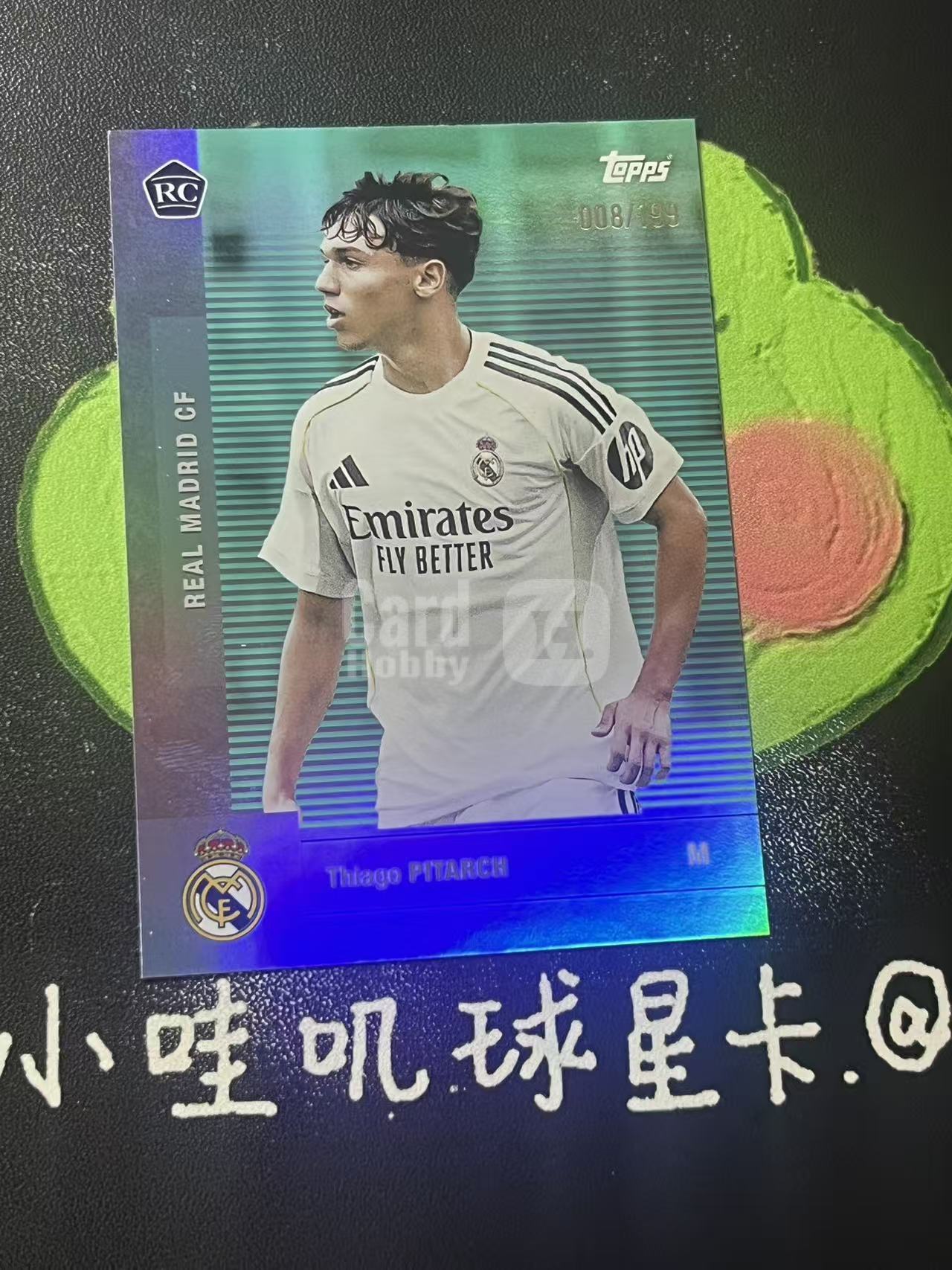 2026 Topps Topps Thiago Pitarch 皇家马德里队盒 蒂亚戈 皮塔奇 新秀 RC 199编 微瑕如图【ZYP代拍】LS90