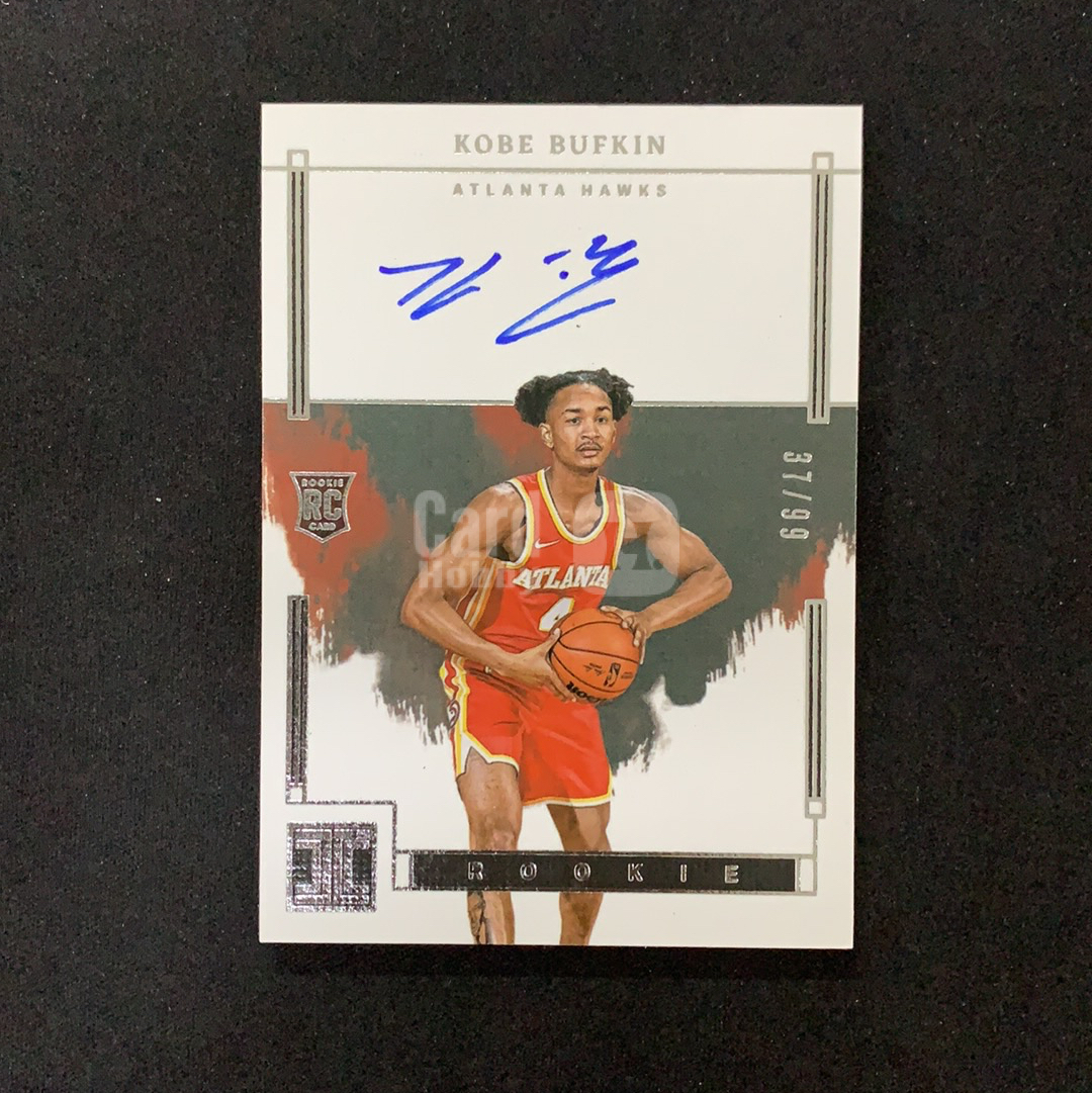 2023-24 Panini Impeccable Kobe Bufkin RC 【SC拍卖】小真金 新秀 老鹰 巴夫金 37/99编 卡签 签字 收藏必备(小熊)